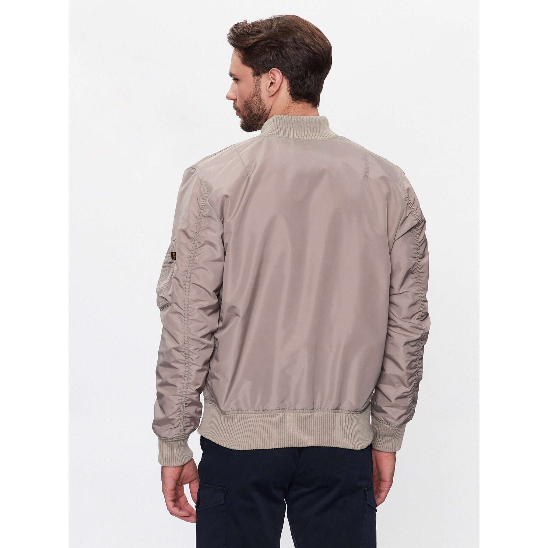 Alpha Industries Bundy bomber MA-1 191103 Béžová Regular Fit - Pepit.sk