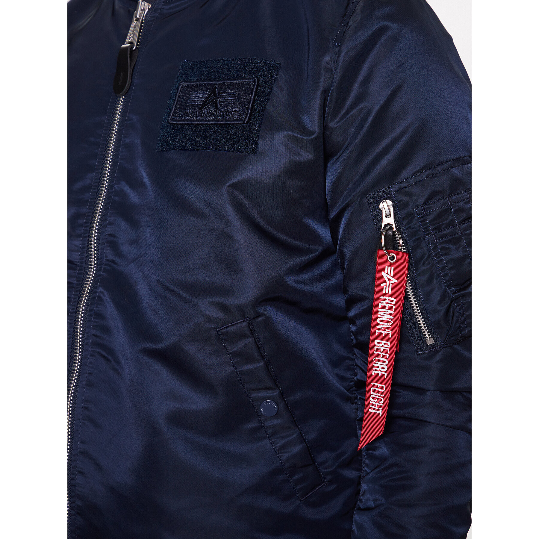 Alpha Industries Bundy bomber MA-1 196107 Modrá Regular Fit - Pepit.sk