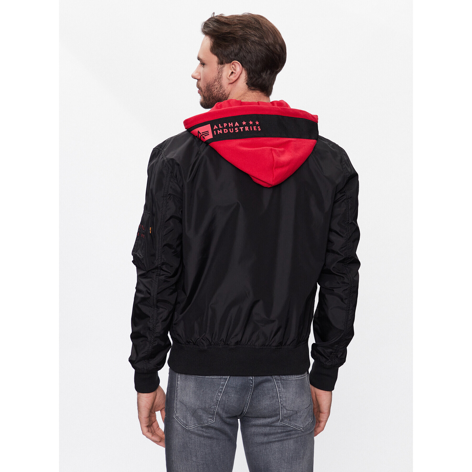 Alpha Industries Bundy bomber MA-1 126117 Čierna Regular Fit - Pepit.sk