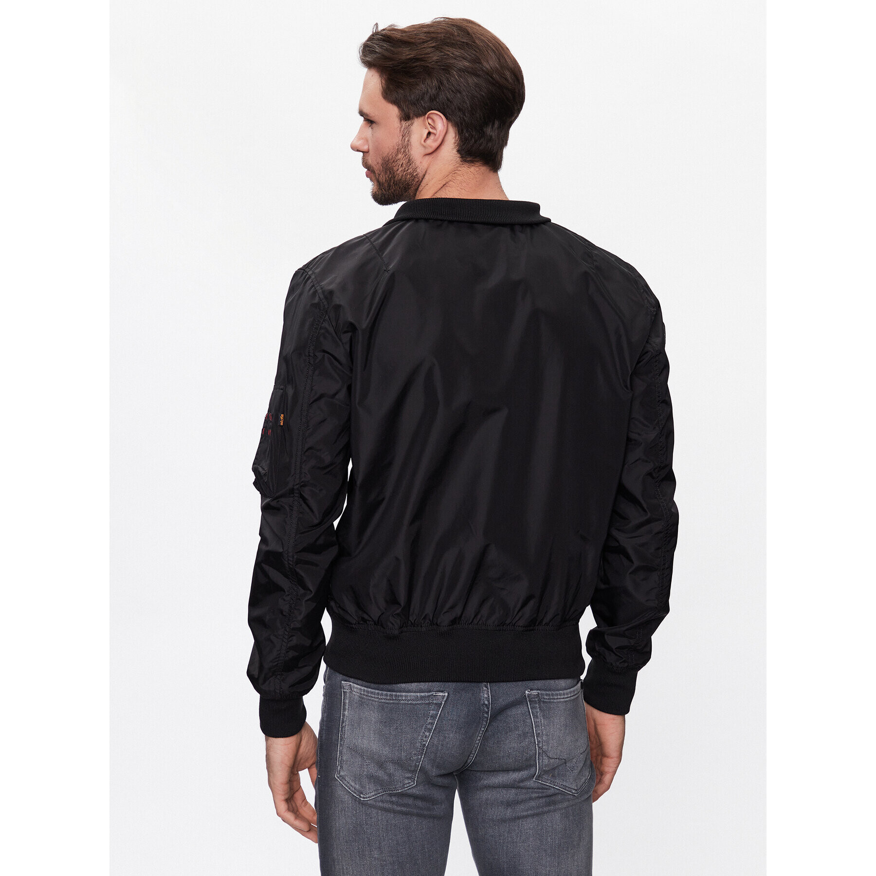 Alpha Industries Bundy bomber MA-1 126117 Čierna Regular Fit - Pepit.sk