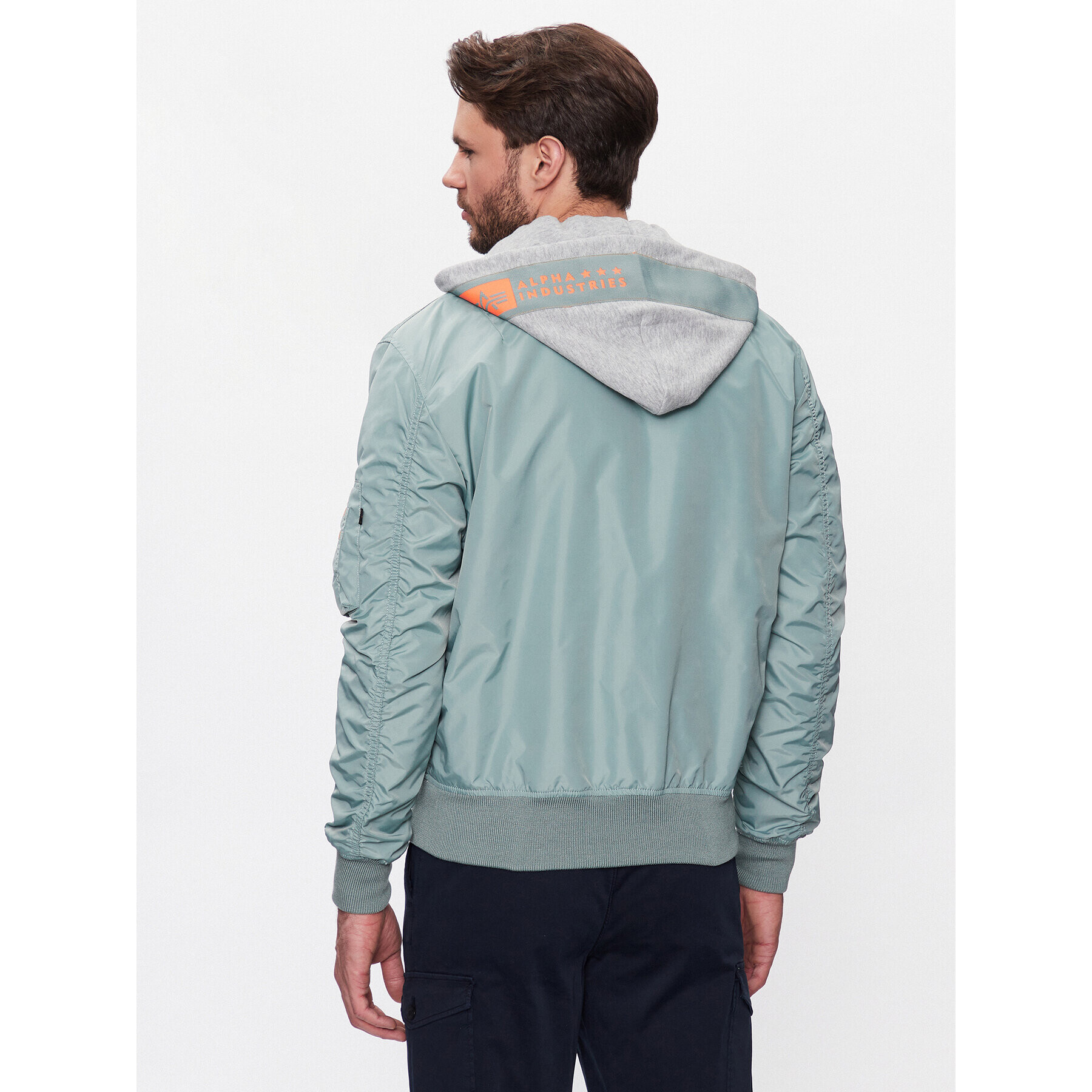 Alpha Industries Bundy bomber MA-1 126117 Zelená Regular Fit - Pepit.sk