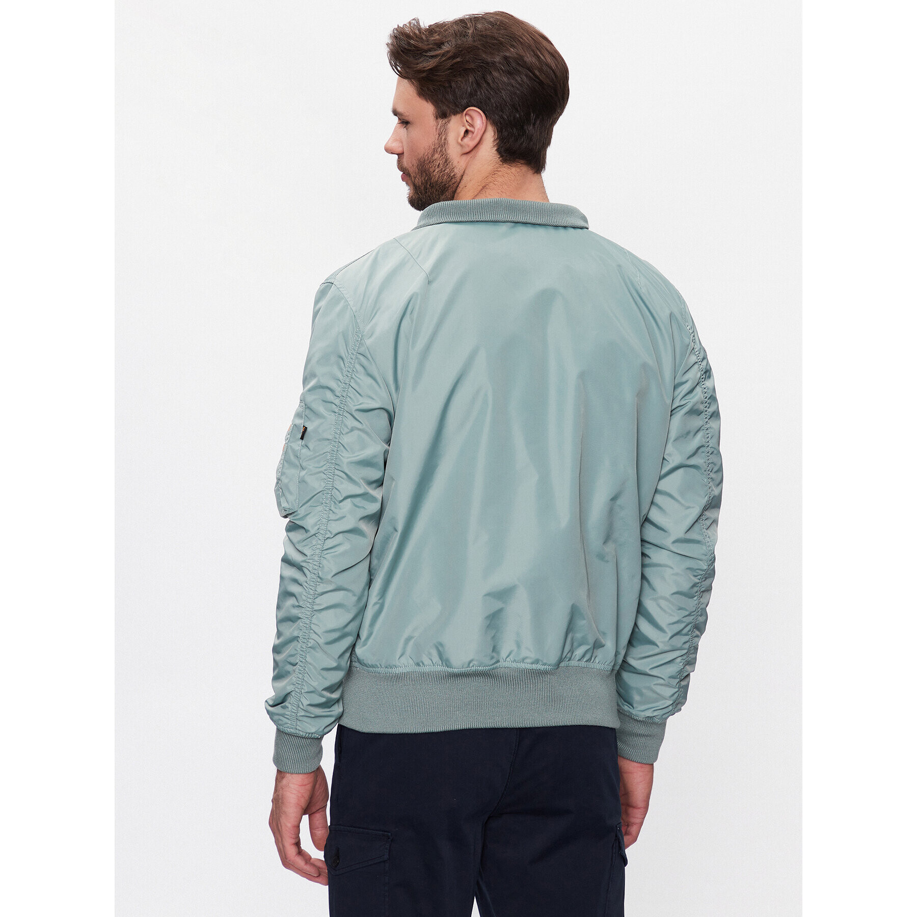 Alpha Industries Bundy bomber MA-1 126117 Zelená Regular Fit - Pepit.sk