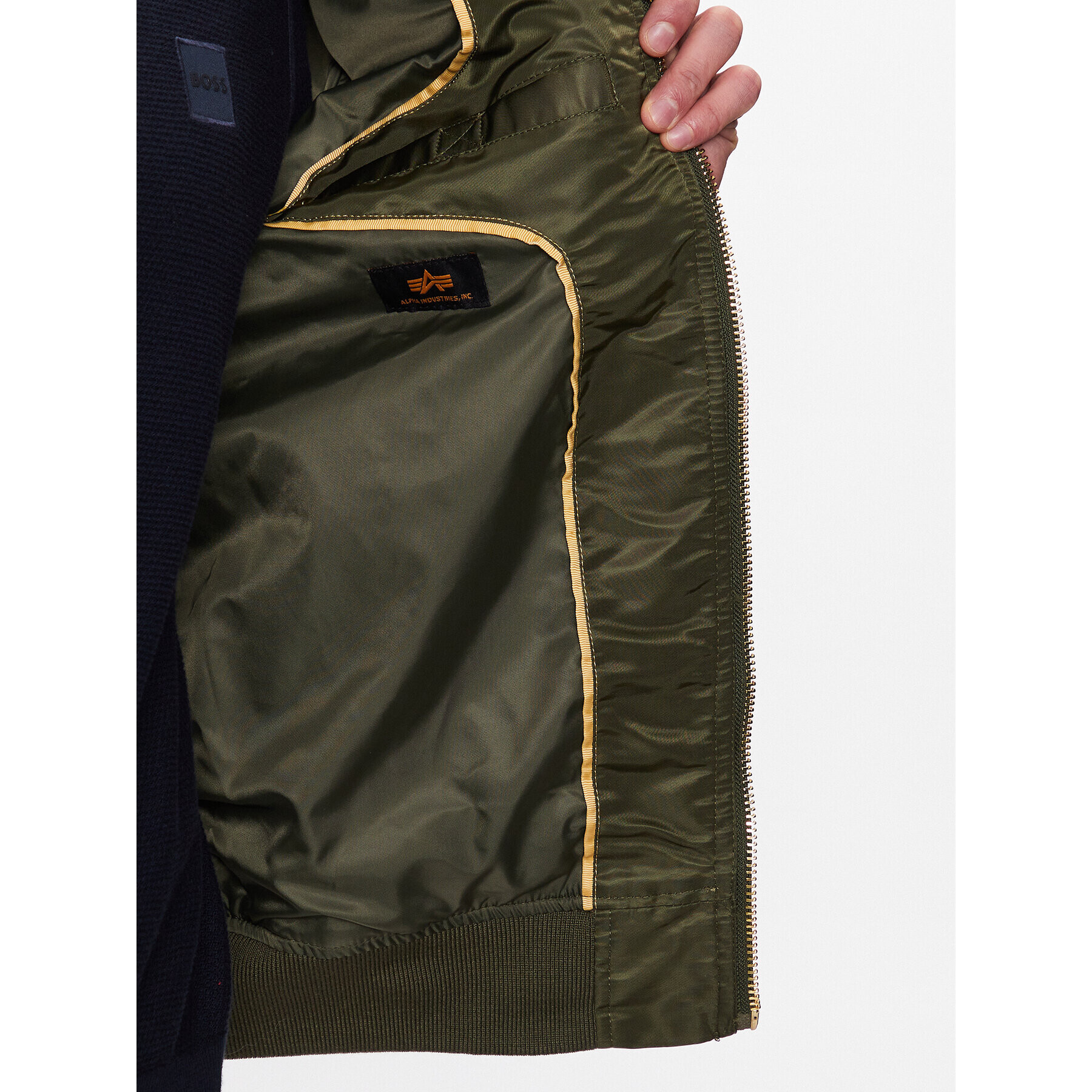 Alpha Industries Bundy bomber MA-1 156101 Zelená Regular Fit - Pepit.sk