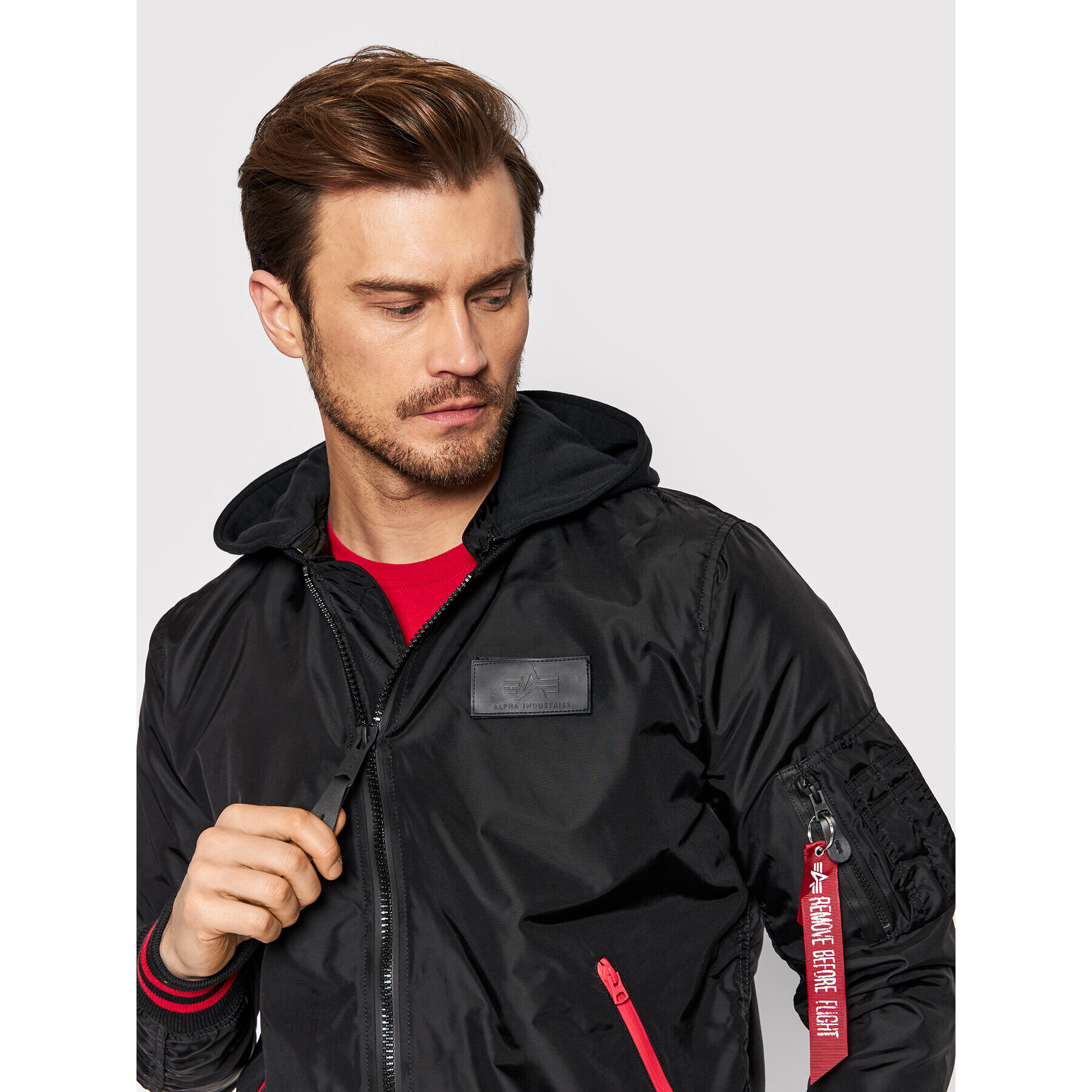 Alpha Industries Bundy bomber Ma-1Tt 126108 Čierna Regular Fit - Pepit.sk