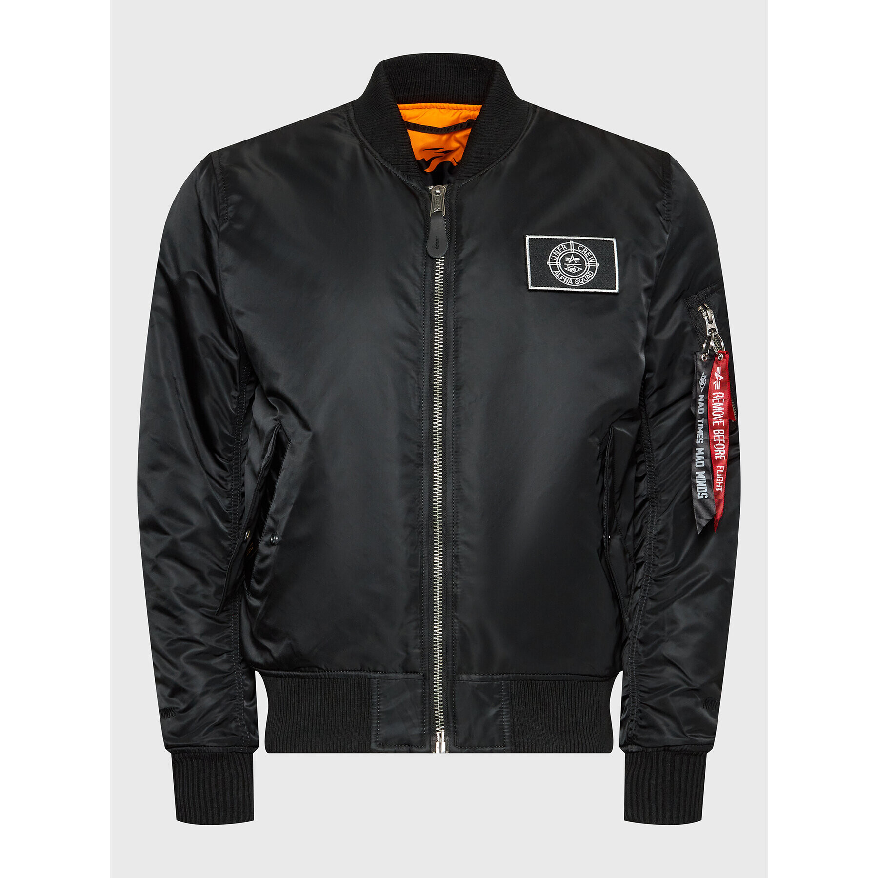 Alpha Industries Bundy bomber UNFAIR MA-1 VF 59 118126 Čierna Regular Fit - Pepit.sk