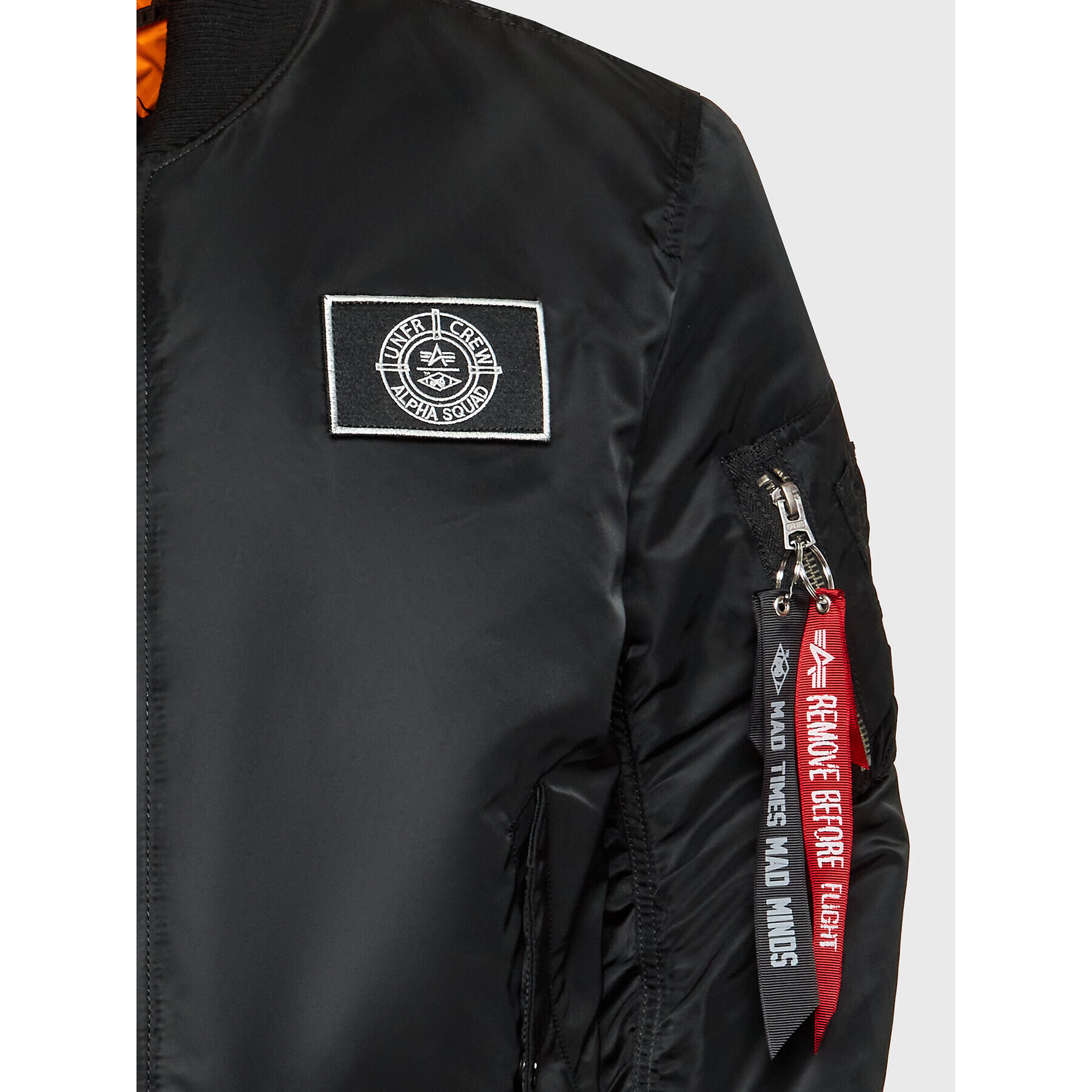 Alpha Industries Bundy bomber UNFAIR MA-1 VF 59 118126 Čierna Regular Fit - Pepit.sk