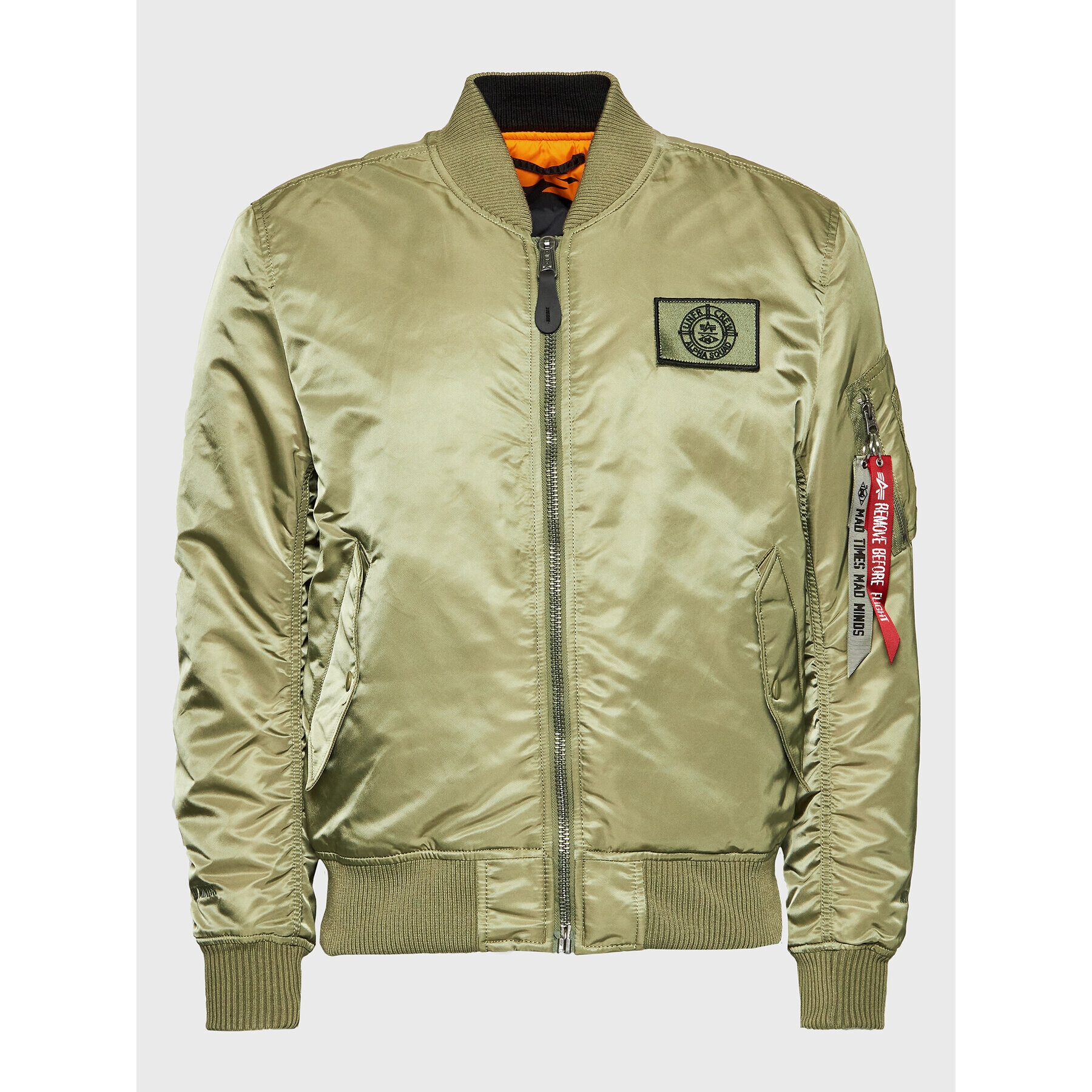 Alpha Industries Bundy bomber UNFAIR MA-1 VF 59 118126 Zelená Regular Fit - Pepit.sk