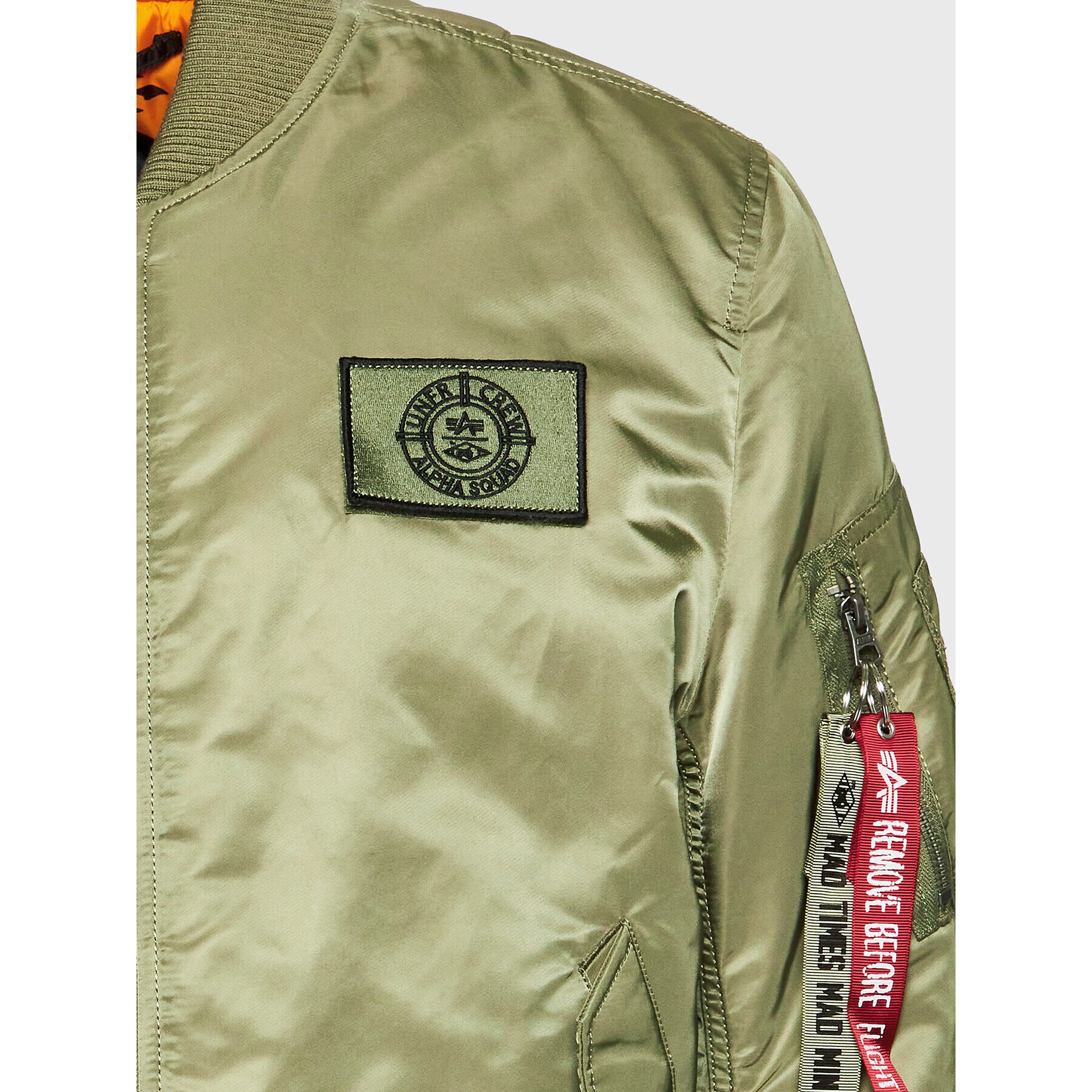 Alpha Industries Bundy bomber UNFAIR MA-1 VF 59 118126 Zelená Regular Fit - Pepit.sk