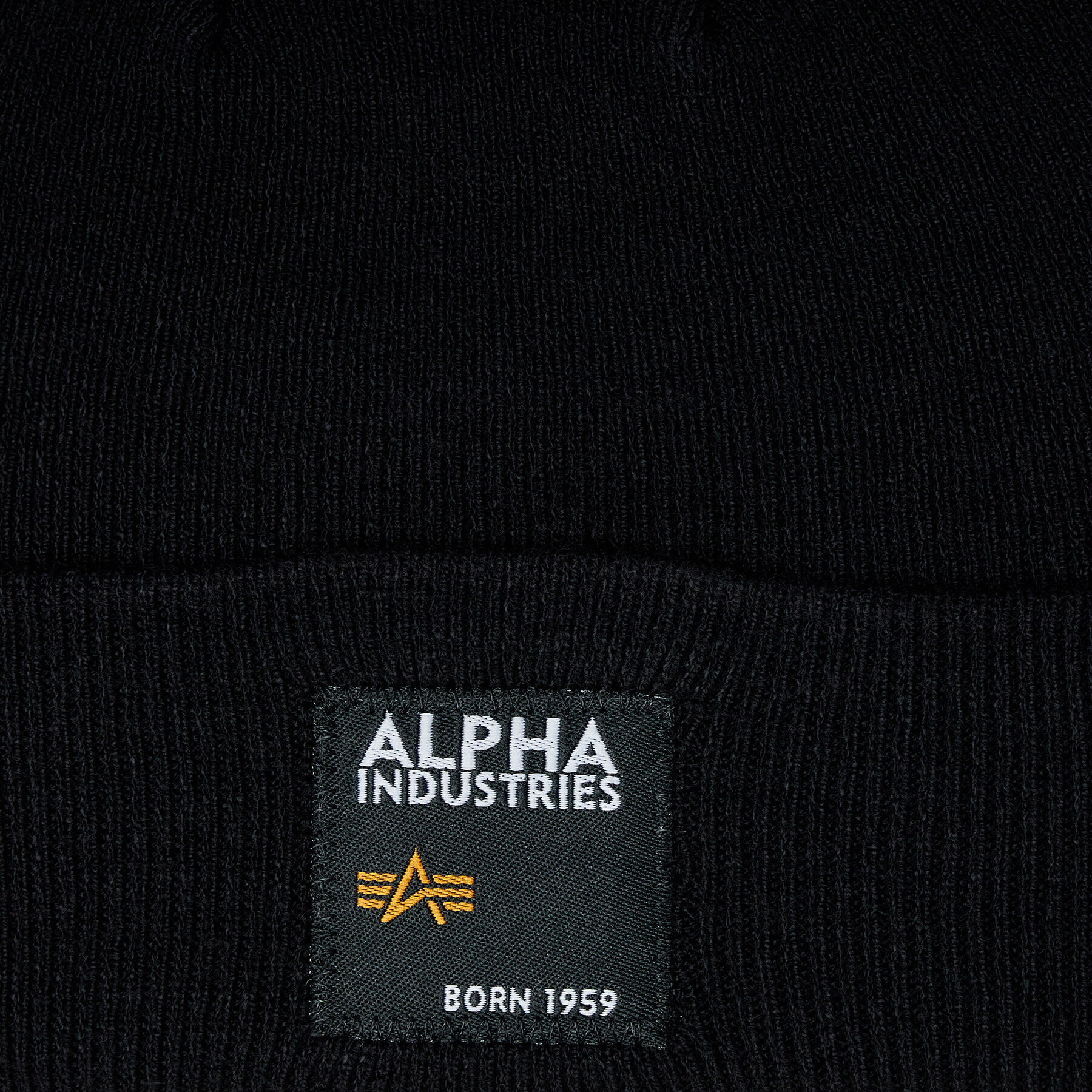 Alpha Industries Čiapka Label Beanie 118934 Čierna - Pepit.sk