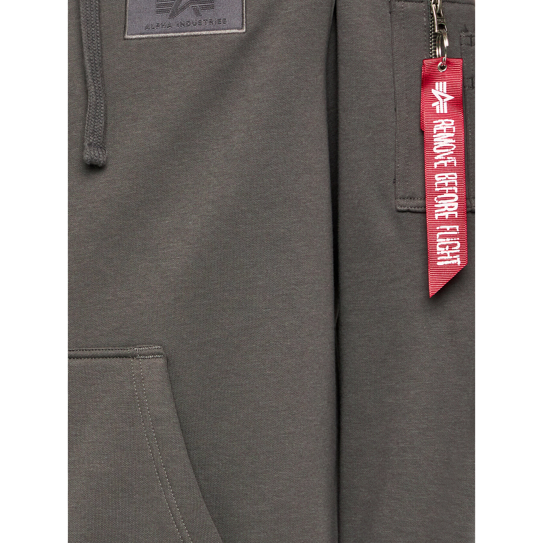 Alpha Industries Mikina Back Print 178318 Sivá Regular Fit - Pepit.sk