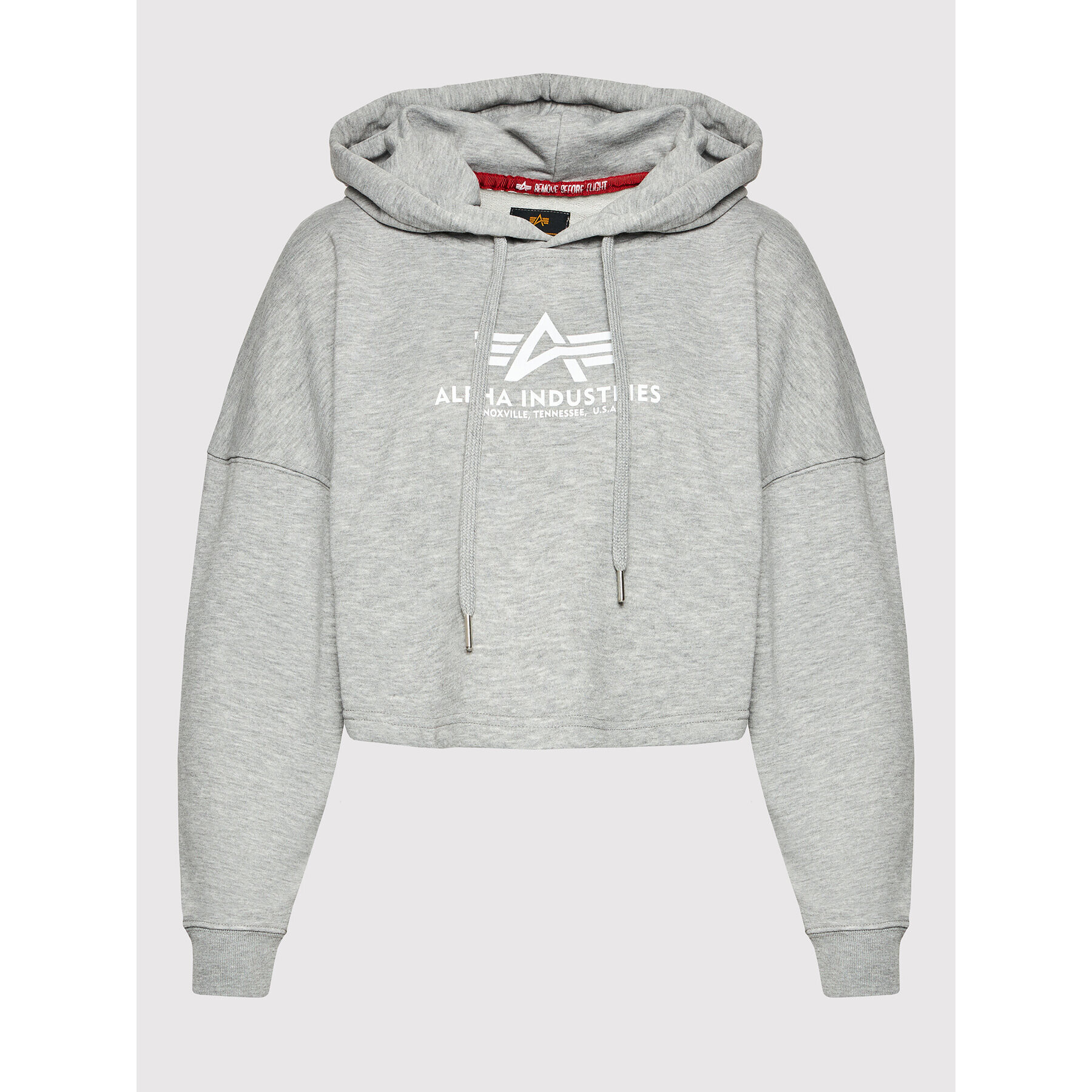 Alpha Industries Mikina Basic 116057 Sivá Oversize - Pepit.sk