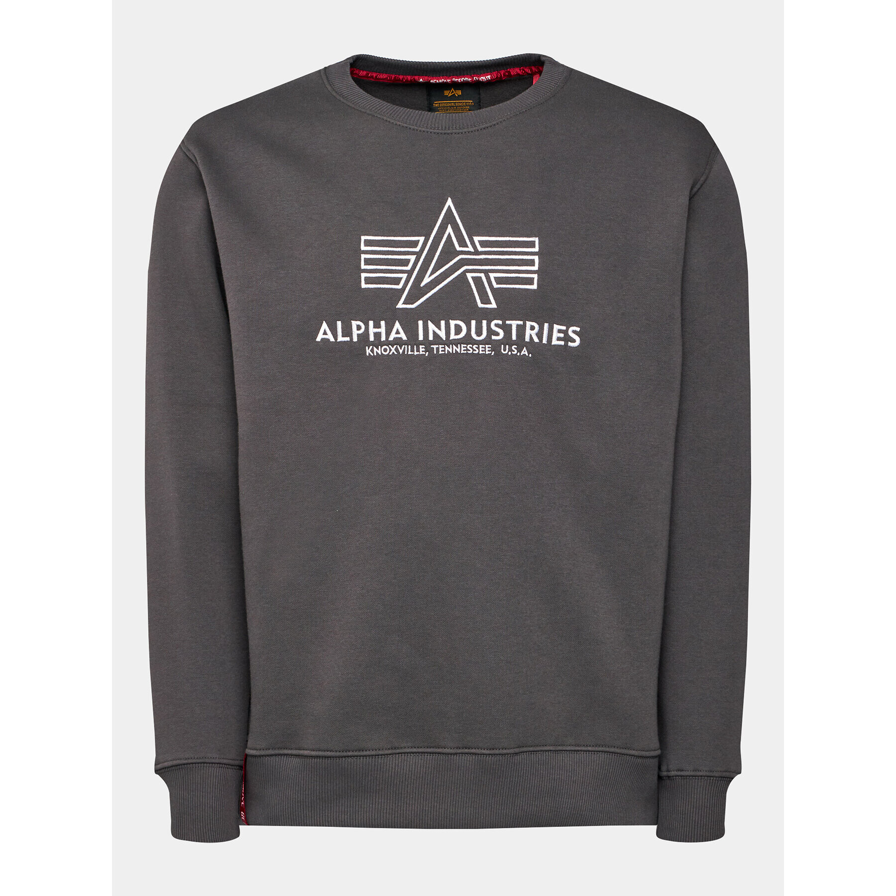 Alpha Industries Mikina Basic 118302 Sivá Regular Fit - Pepit.sk