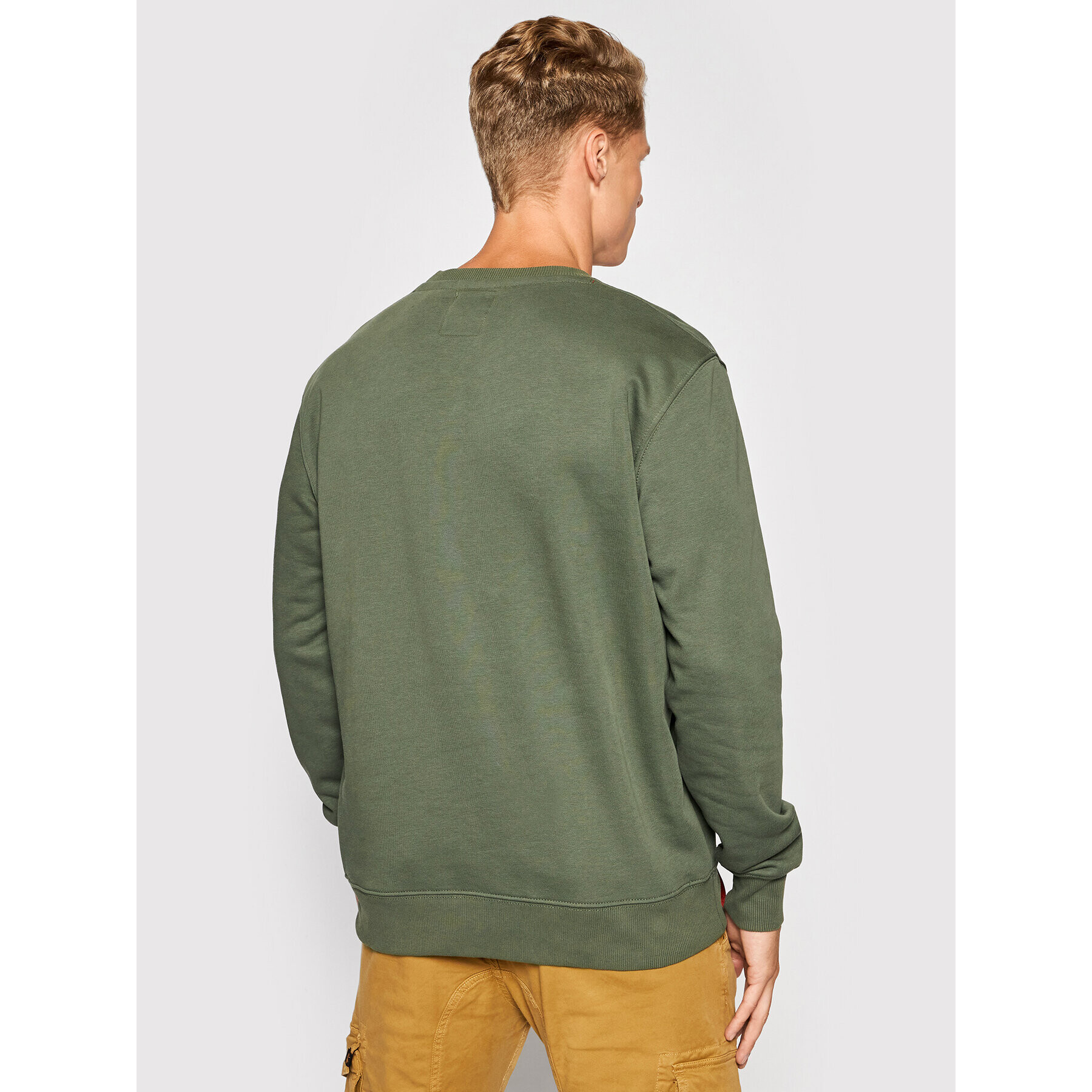 Alpha Industries Mikina Basic 118302 Zelená Regular Fit - Pepit.sk