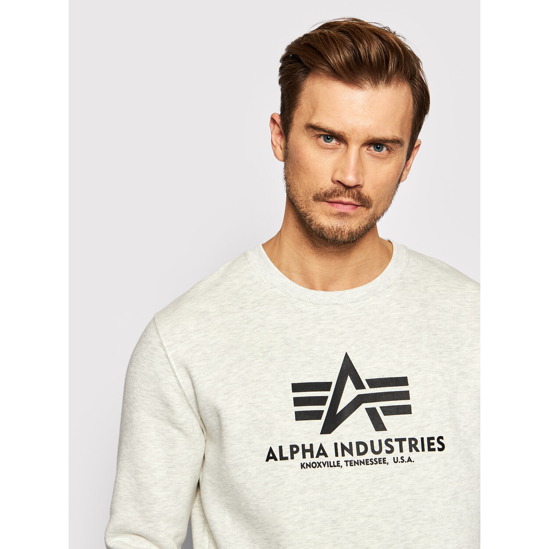 Alpha Industries Mikina Basic 178302 Béžová Regular Fit - Pepit.sk