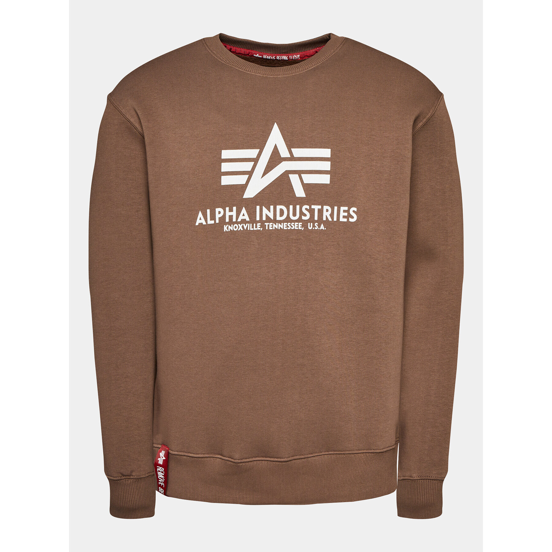 Alpha Industries Mikina Basic 178302 Hnedá Regular Fit - Pepit.sk