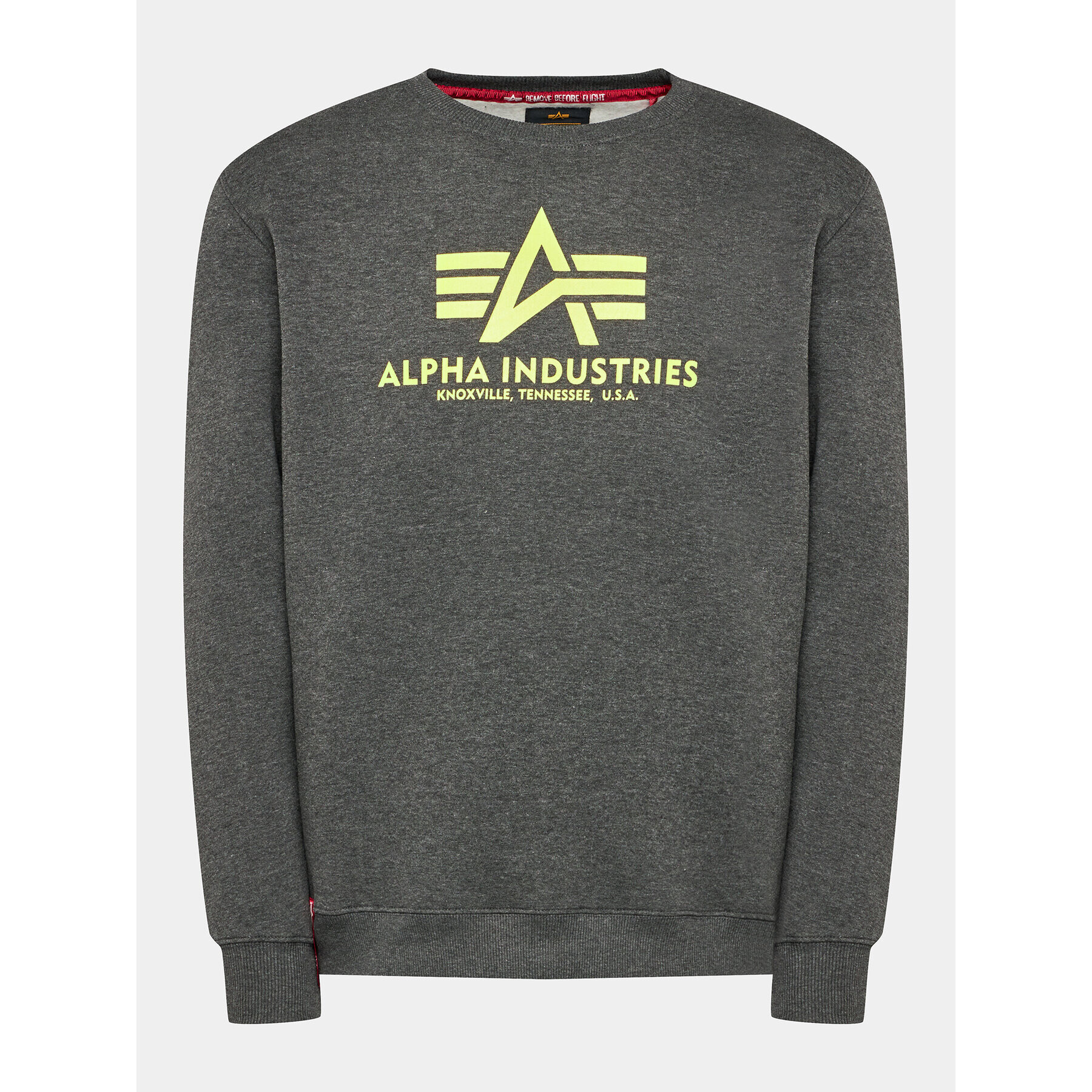 Alpha Industries Mikina Basic 178302 Sivá Regular Fit - Pepit.sk