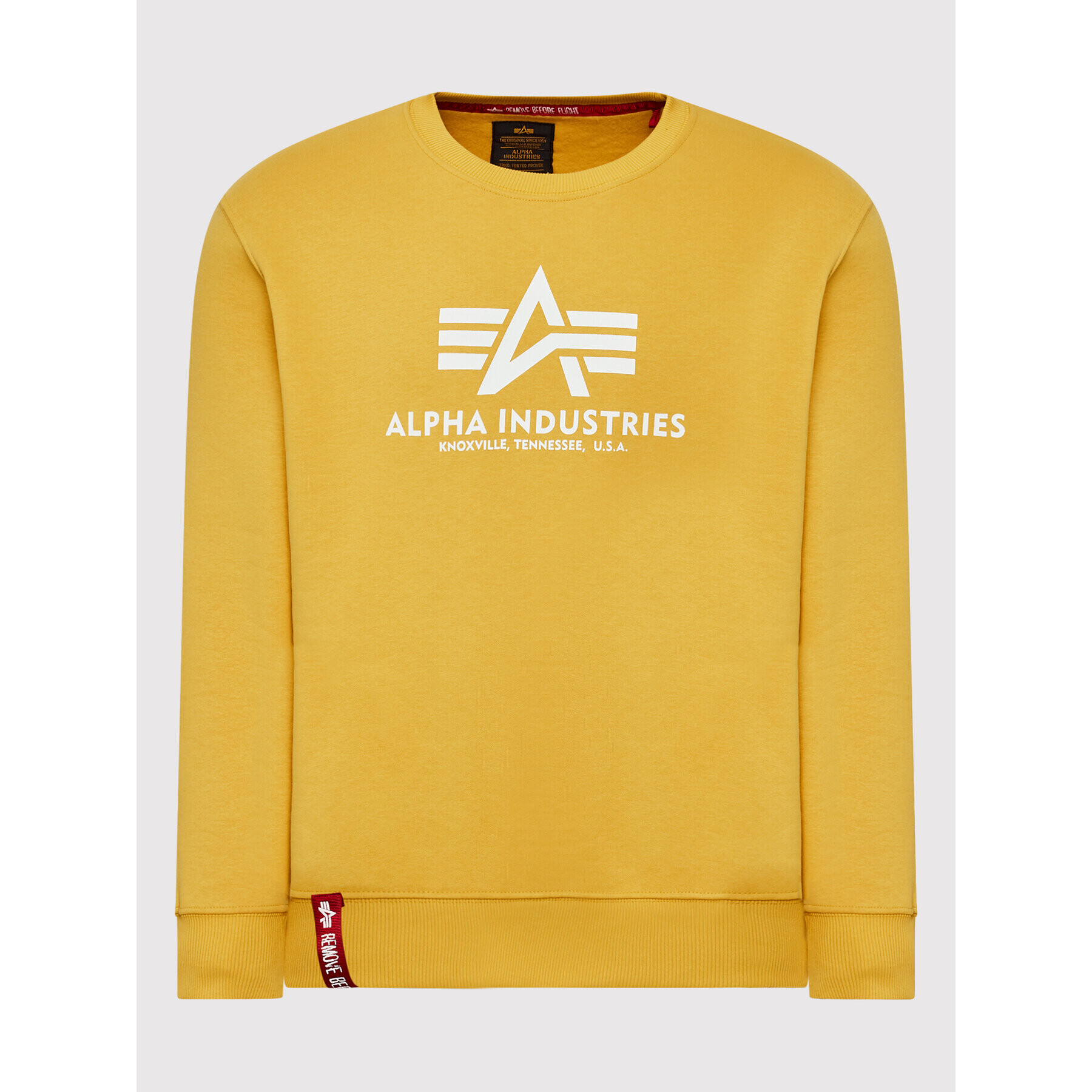 Alpha Industries Mikina Basic 178302 Žltá Regular Fit - Pepit.sk