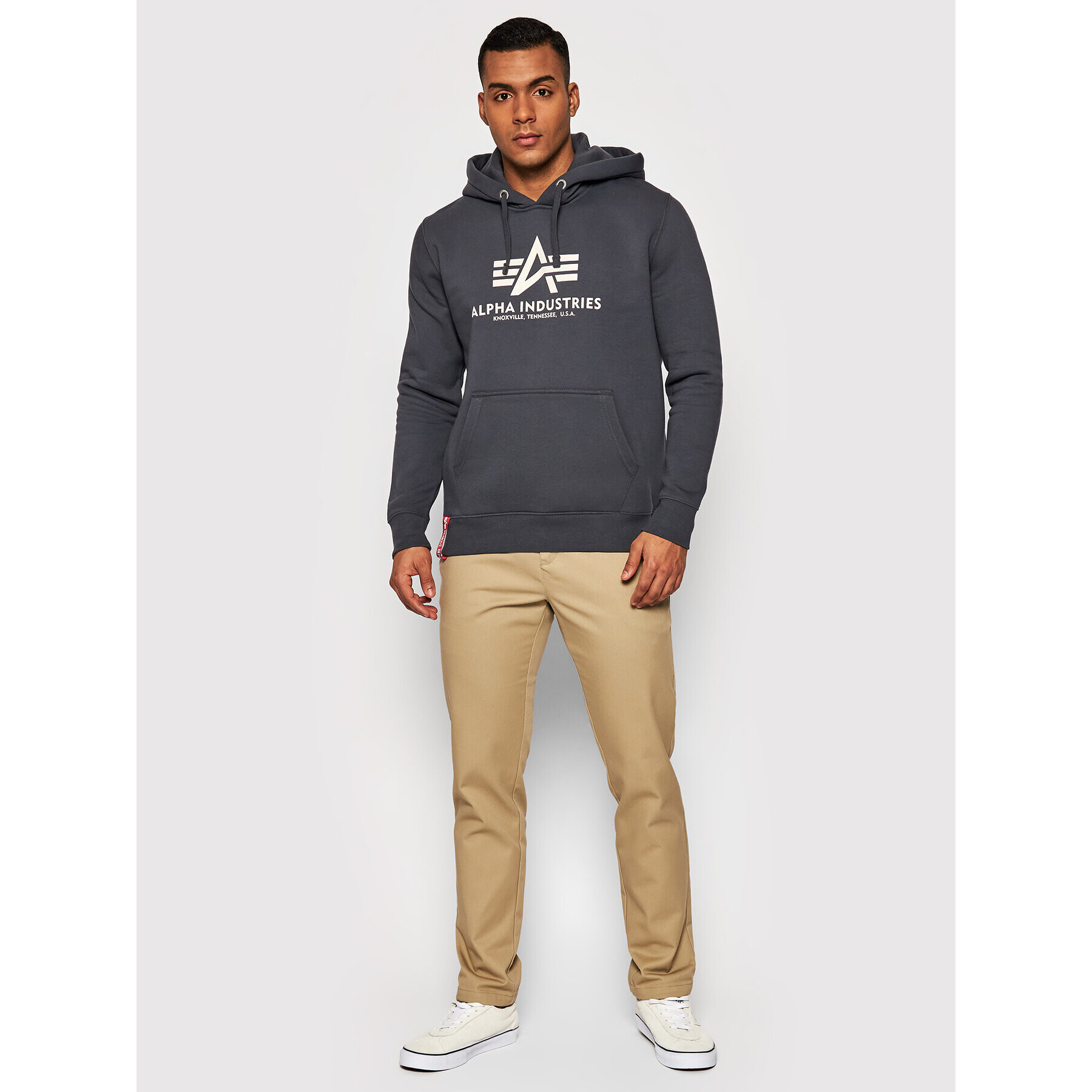 Alpha Industries Mikina Basic 178312 Sivá Regular Fit - Pepit.sk