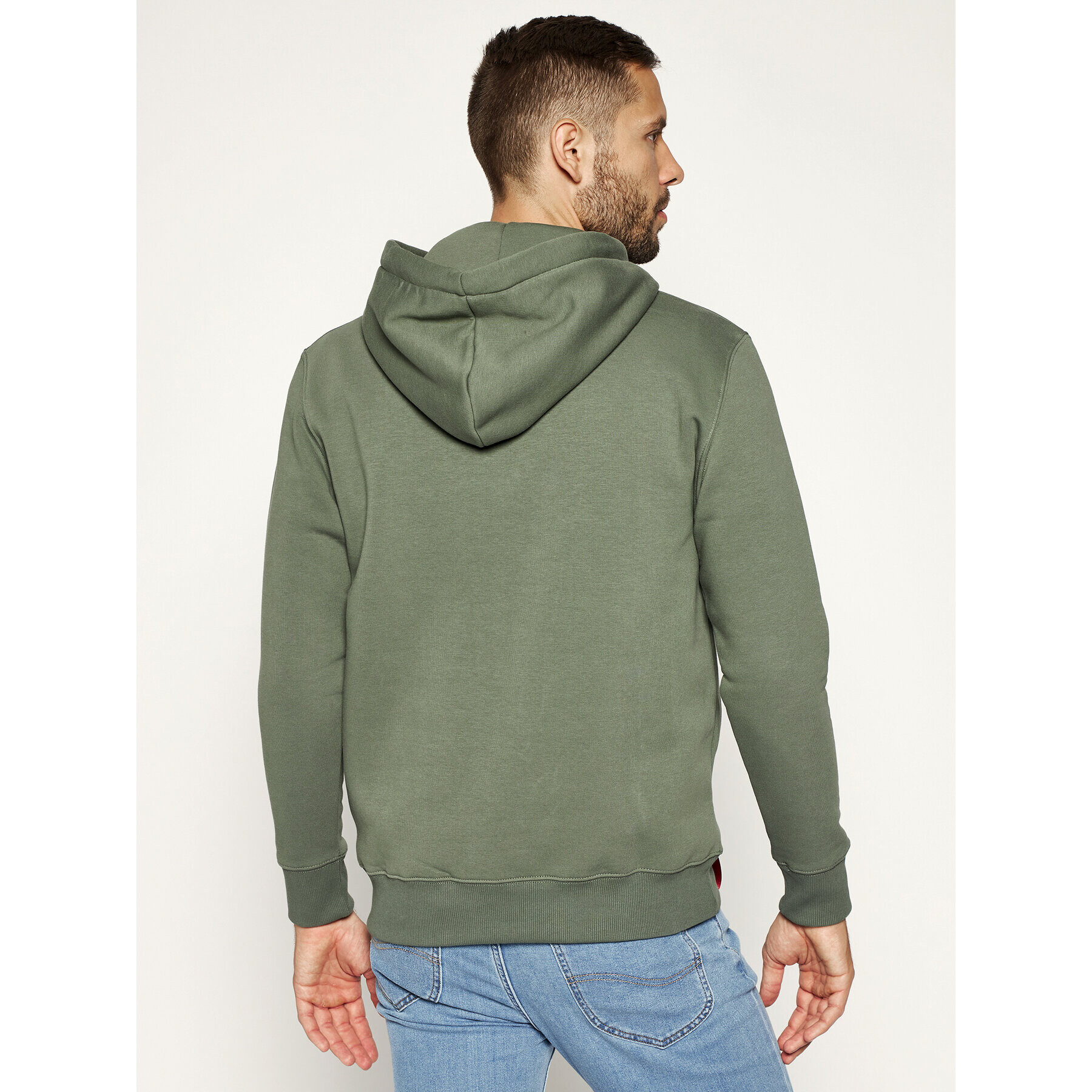 Alpha Industries Mikina Basic 178312 Zelená Regular Fit - Pepit.sk