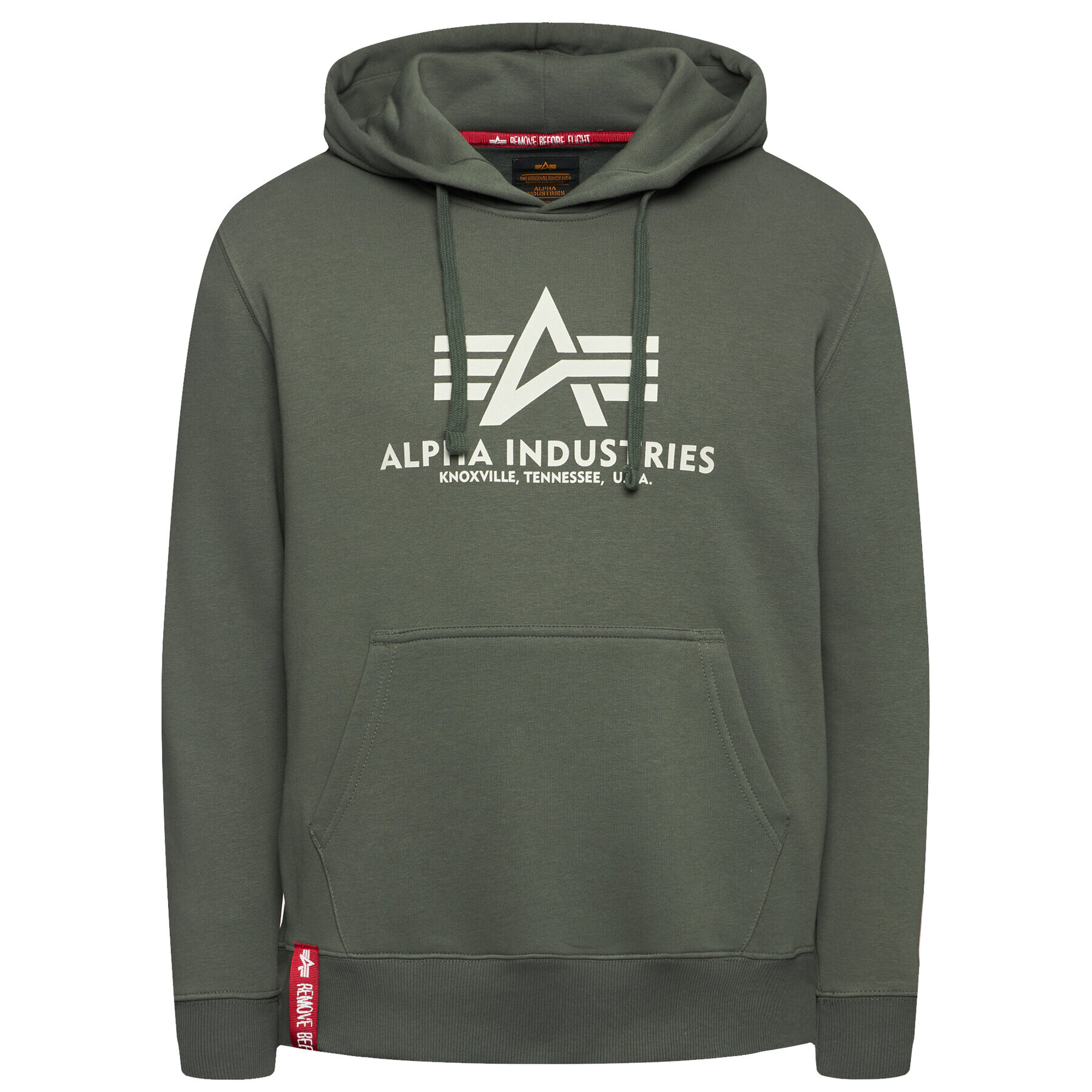 Alpha Industries Mikina Basic 178312 Zelená Regular Fit - Pepit.sk