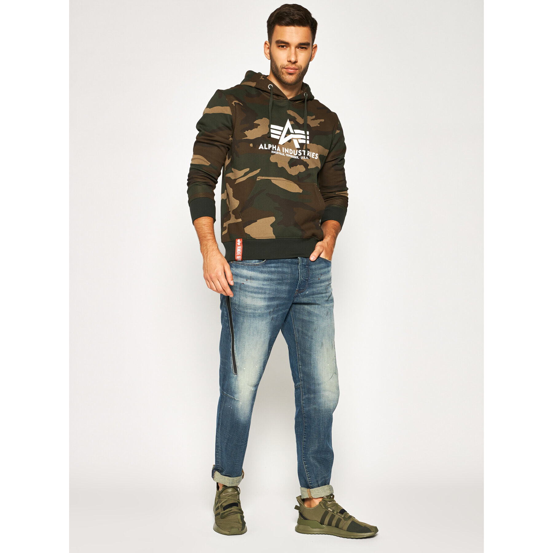 Alpha Industries Mikina Basic 178312C Zelená Regular Fit - Pepit.sk