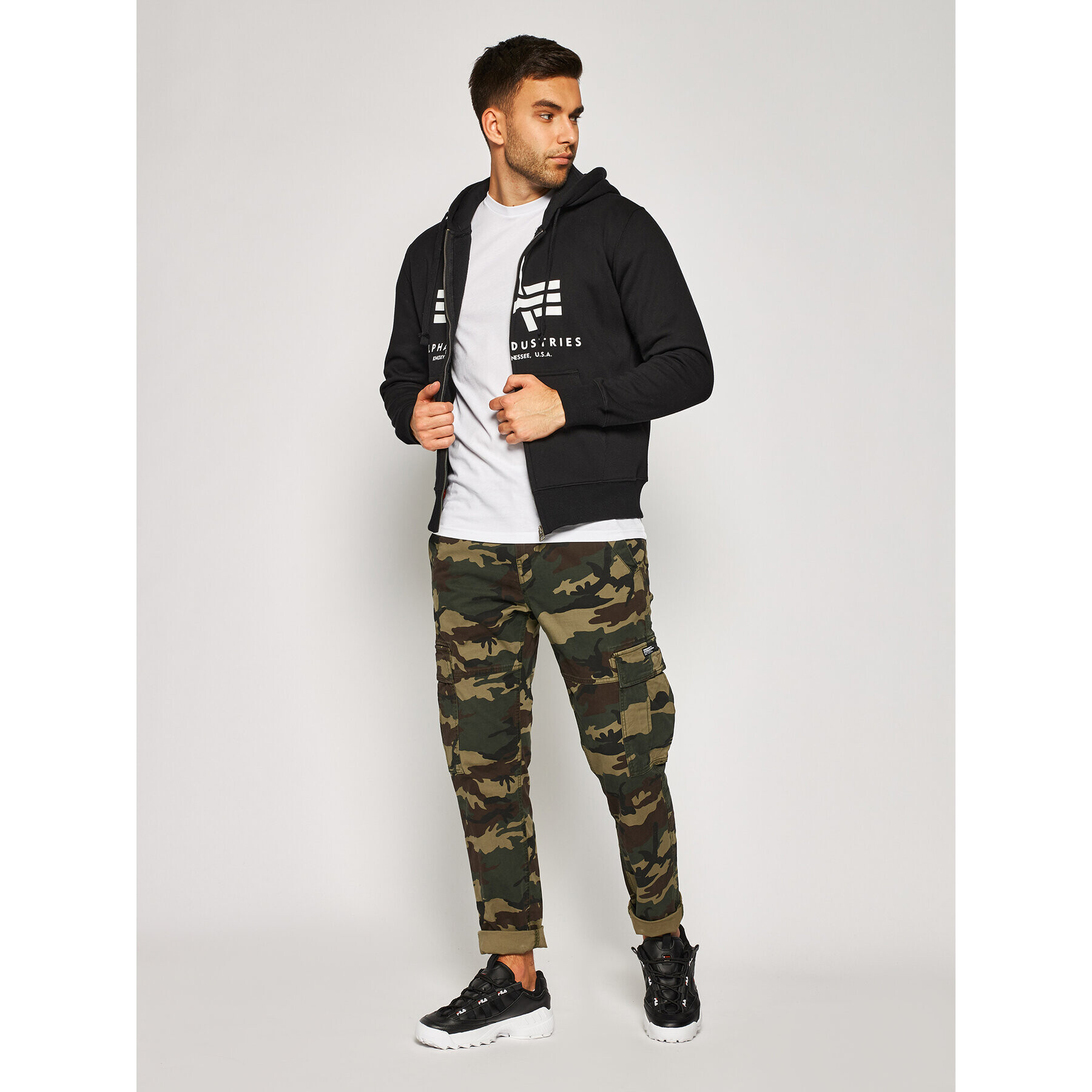 Alpha Industries Mikina Basic 178325 Čierna Regular Fit - Pepit.sk