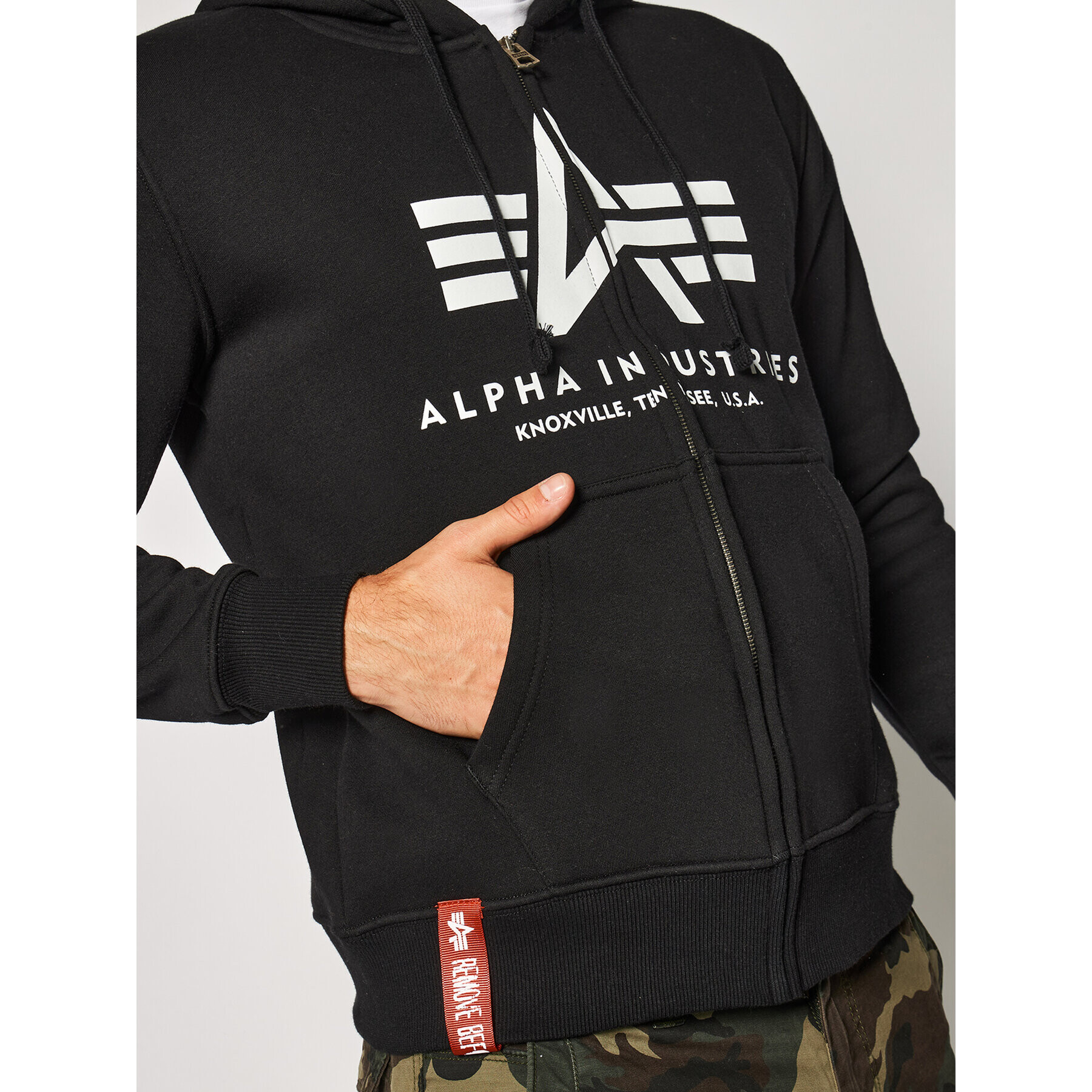 Alpha Industries Mikina Basic 178325 Čierna Regular Fit - Pepit.sk