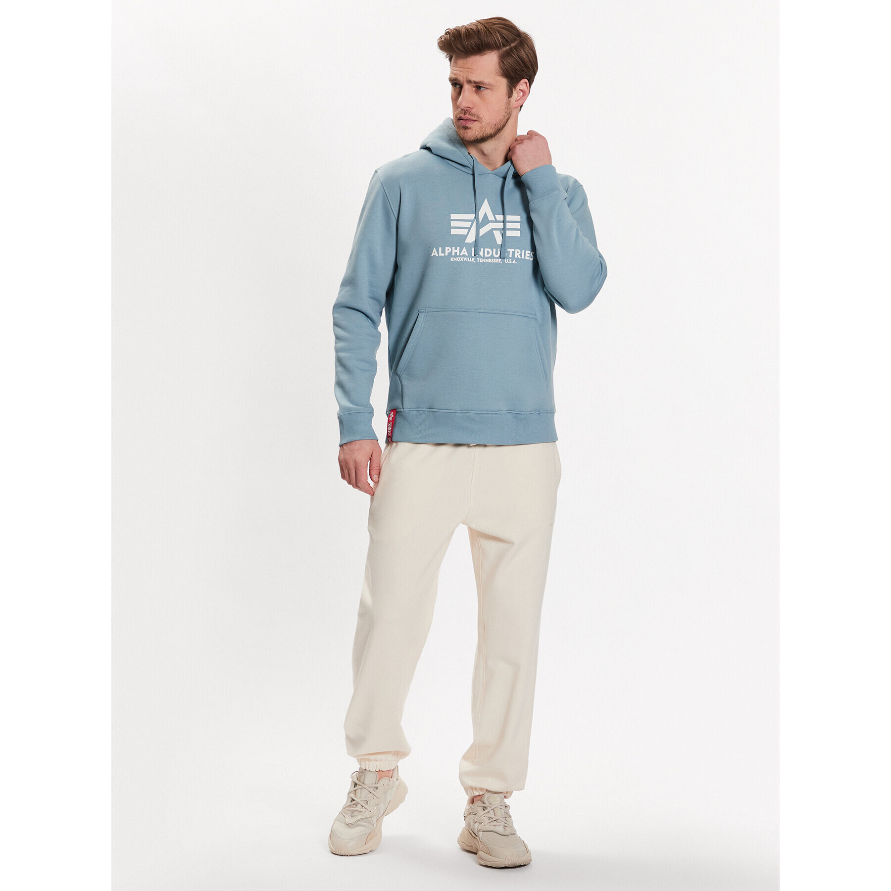 Alpha Industries Mikina Basic 196318 Modrá Regular Fit - Pepit.sk