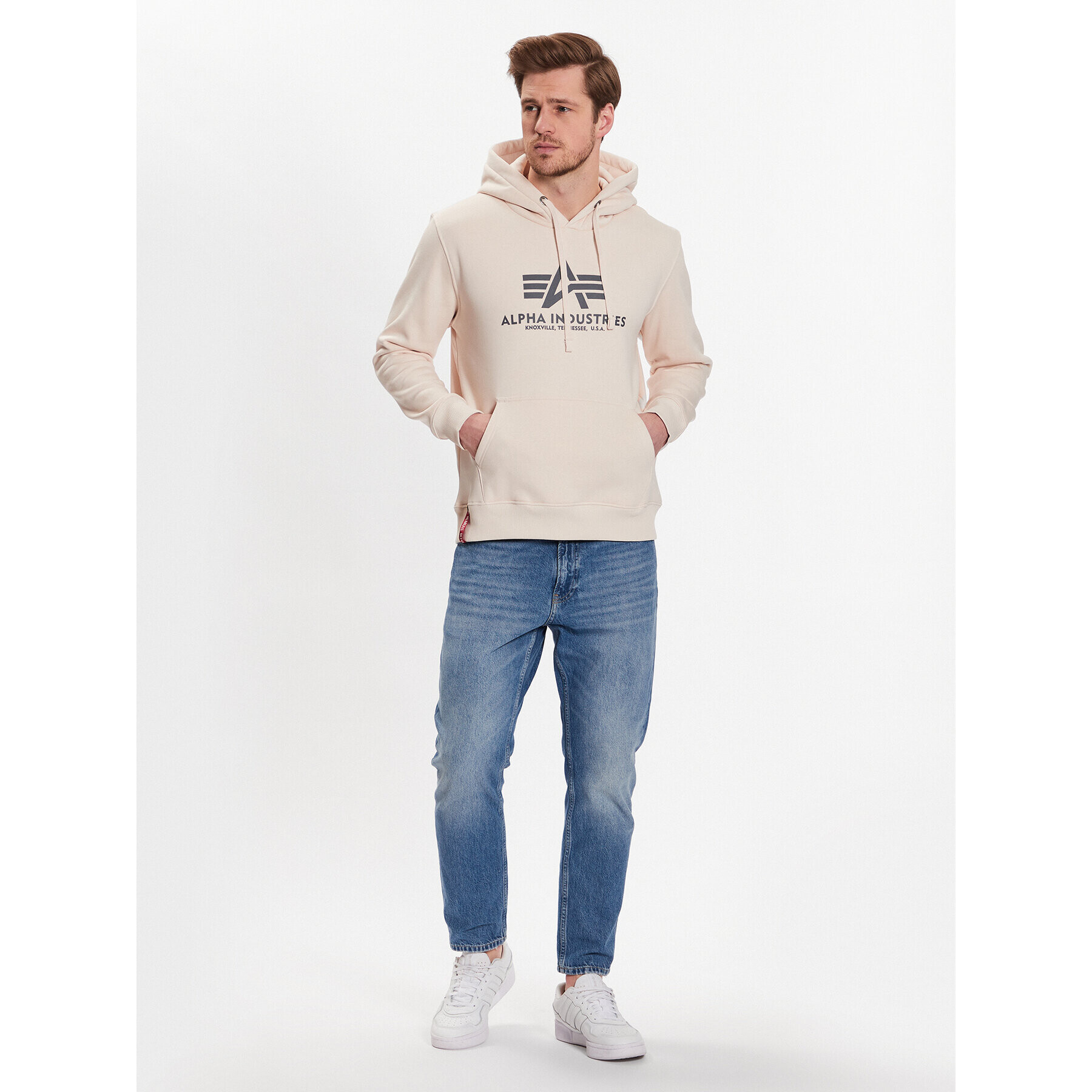 Alpha Industries Mikina Basic 178312 Béžová Regular Fit - Pepit.sk