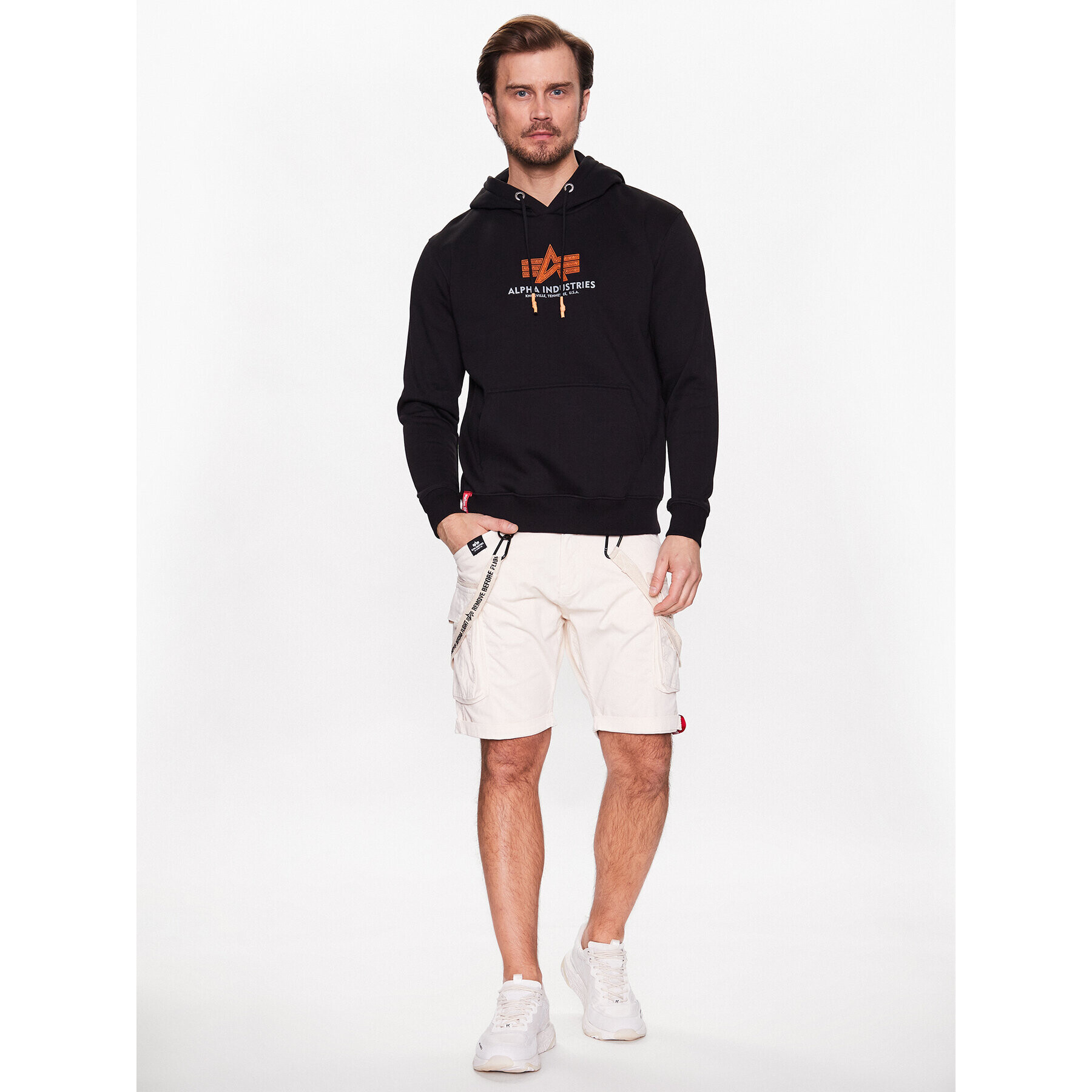 Alpha Industries Mikina Basic 178312RB Čierna Regular Fit - Pepit.sk