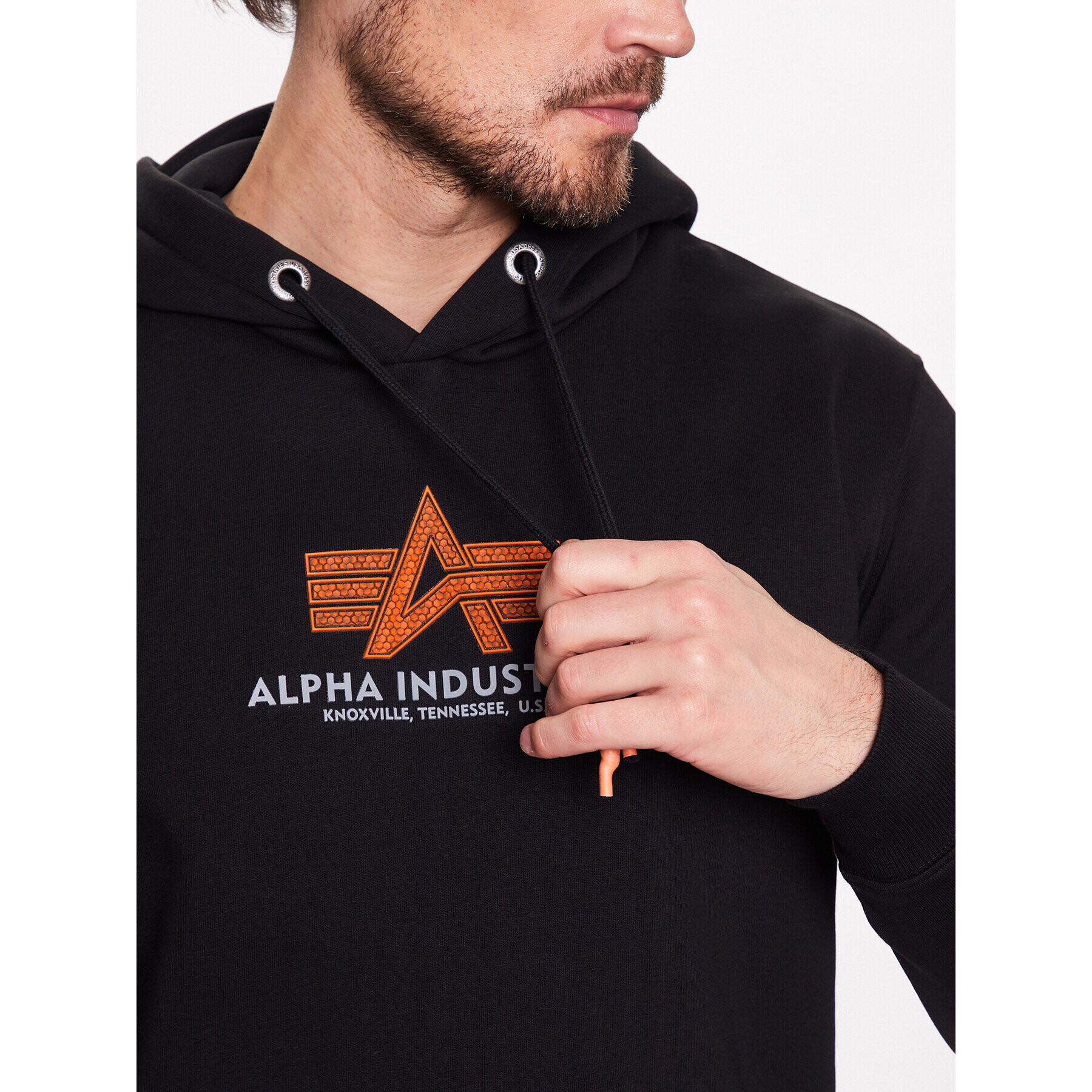 Alpha Industries Mikina Basic 178312RB Čierna Regular Fit - Pepit.sk