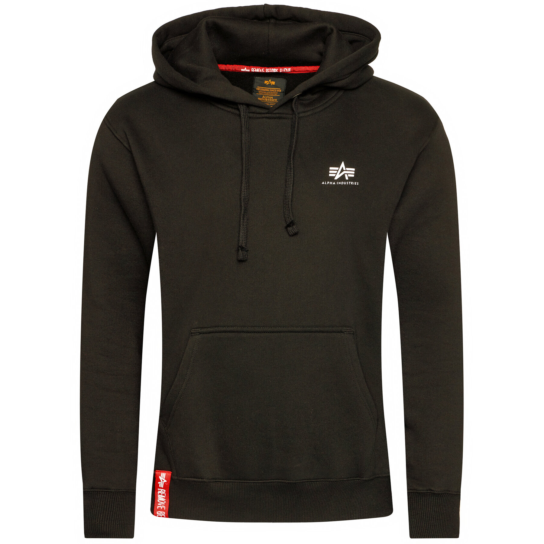 Alpha Industries Mikina Basic Hoody Small Logo 196318 Čierna Regular Fit - Pepit.sk