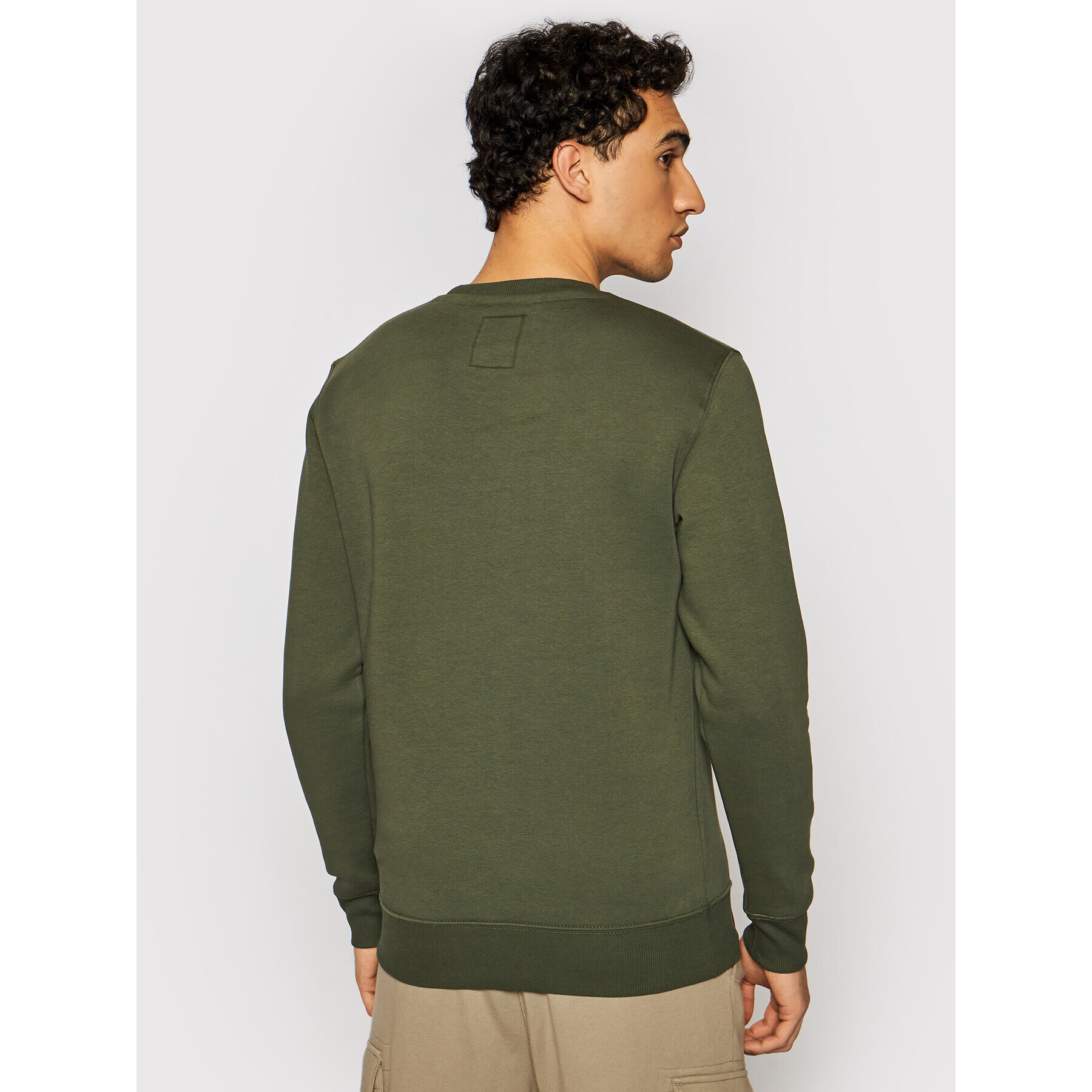 Alpha Industries Mikina Basic Sweater 178302 Zelená Regular Fit - Pepit.sk