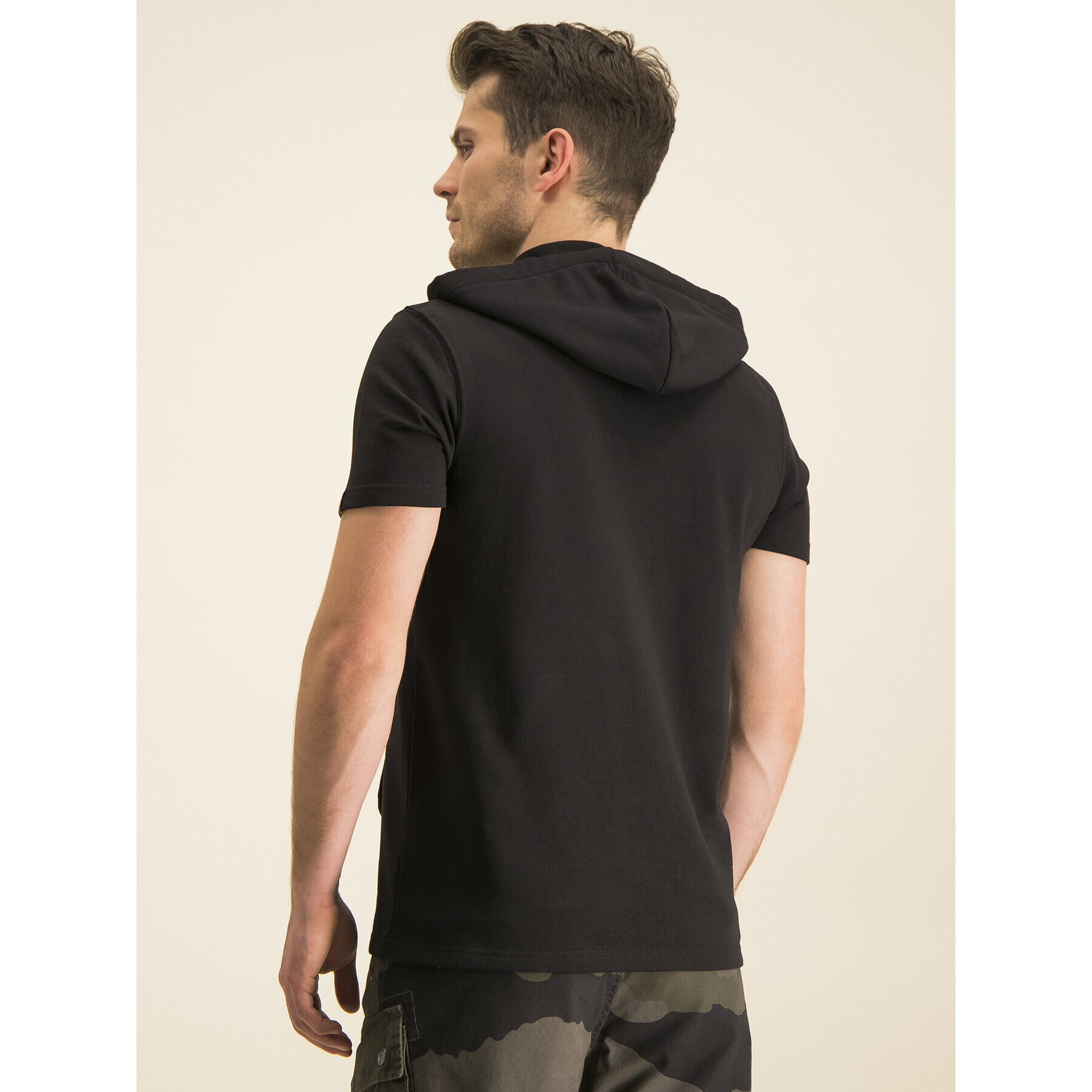 Alpha Industries Mikina Basic T Hooded 126507 Čierna Regular Fit - Pepit.sk