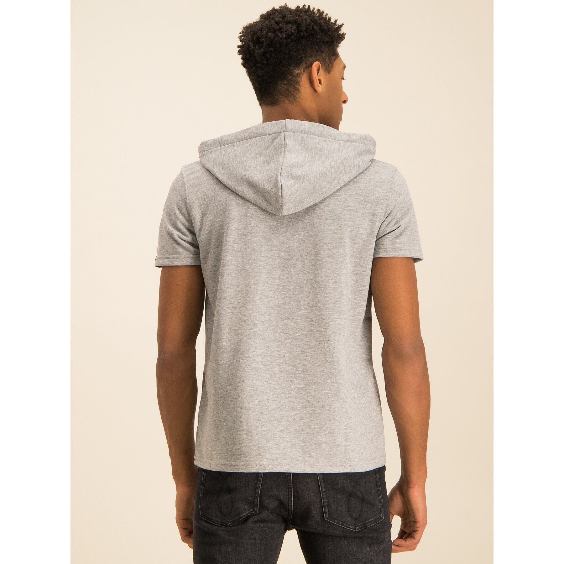 Alpha Industries Mikina Basic T Hooded 126507 Sivá Regular Fit - Pepit.sk