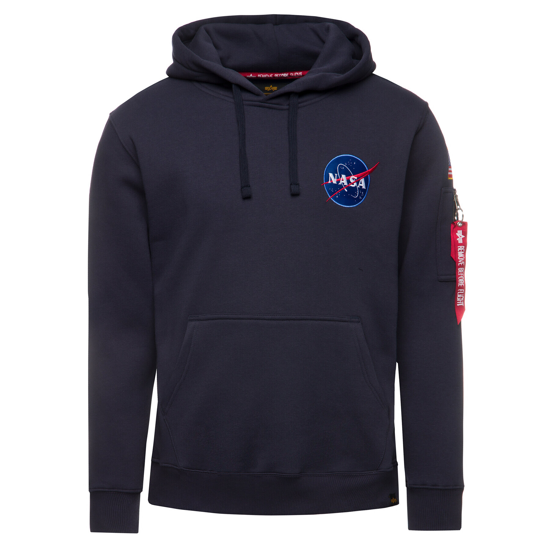 Alpha Industries Mikina Nasa 178317 Tmavomodrá Regular Fit - Pepit.sk