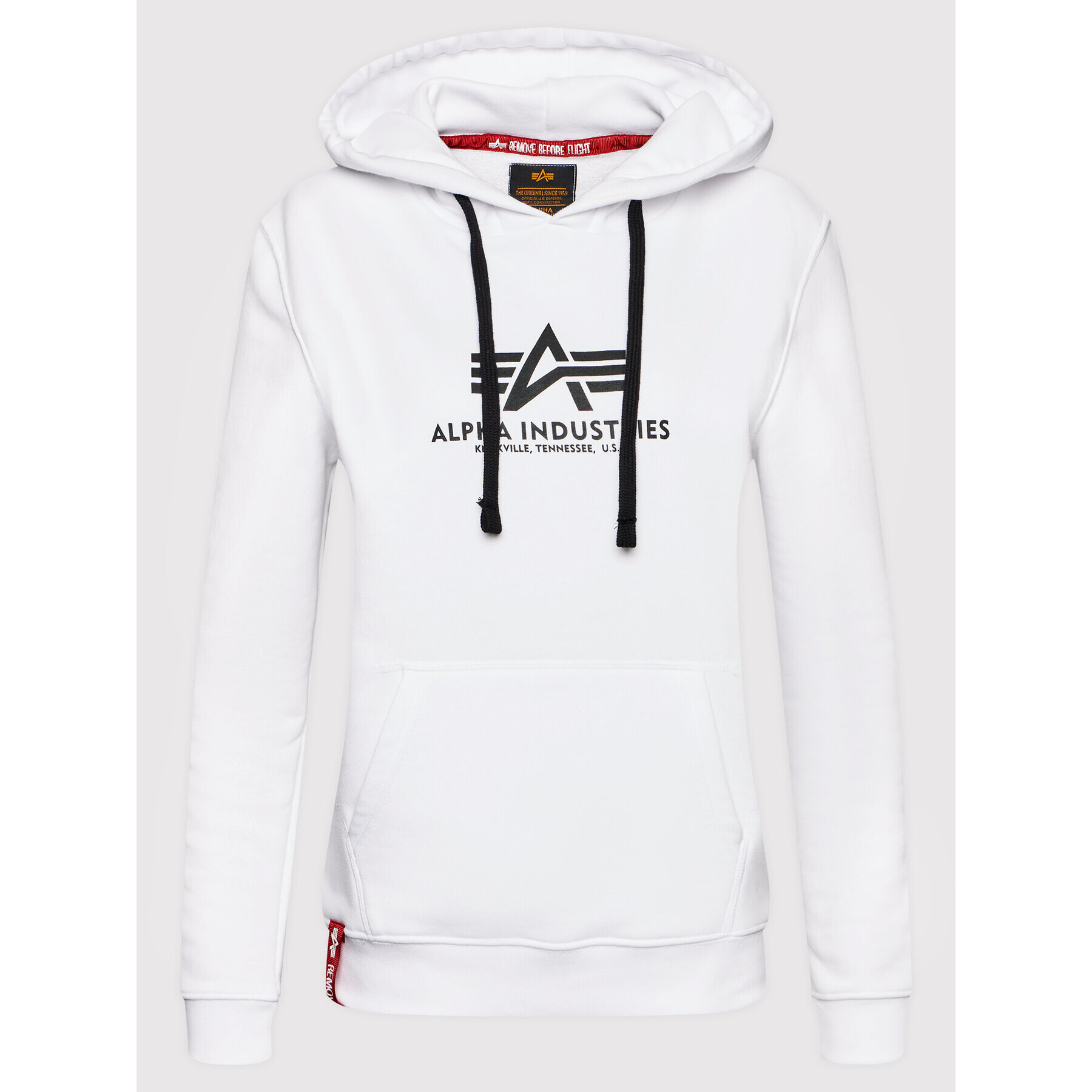 Alpha Industries Mikina New Basic 196032 Biela Regular Fit - Pepit.sk