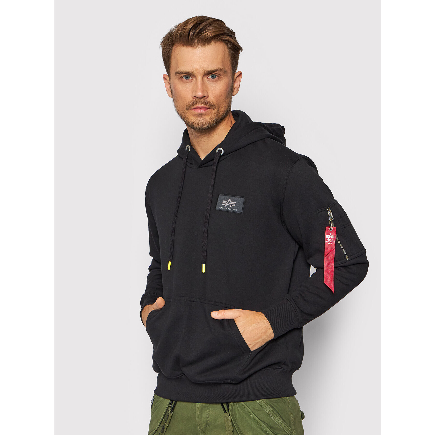 Alpha Industries Mikina Safety 128361 Čierna Regular Fit - Pepit.sk