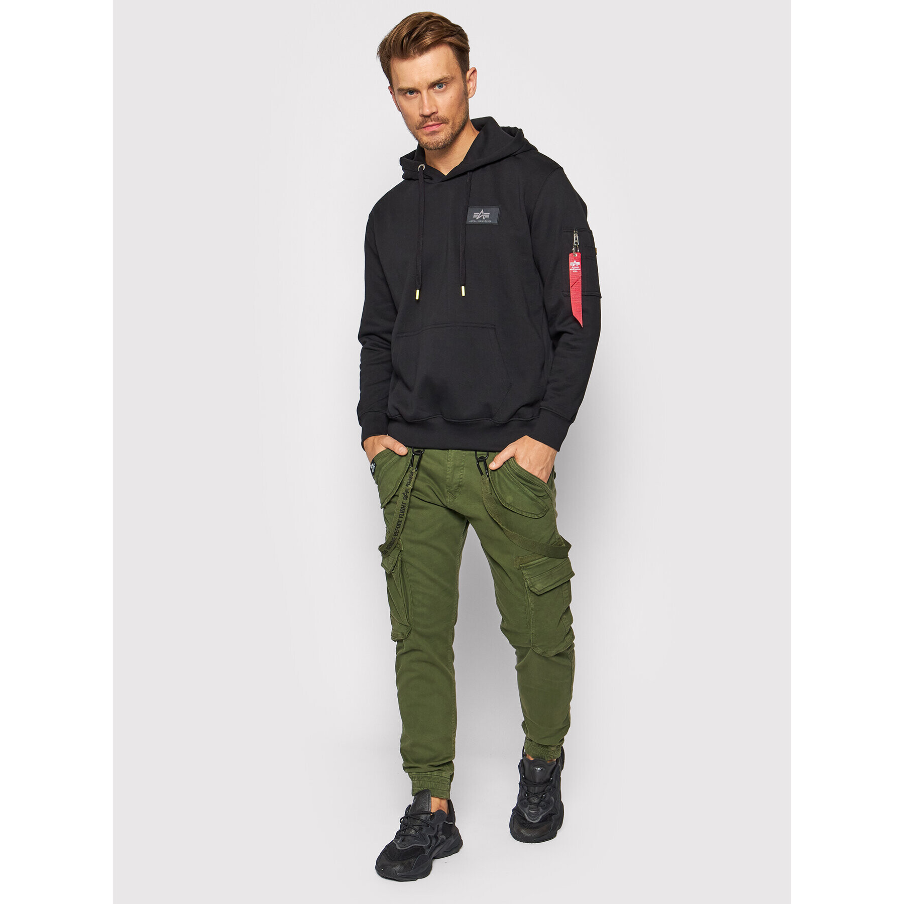 Alpha Industries Mikina Safety 128361 Čierna Regular Fit - Pepit.sk