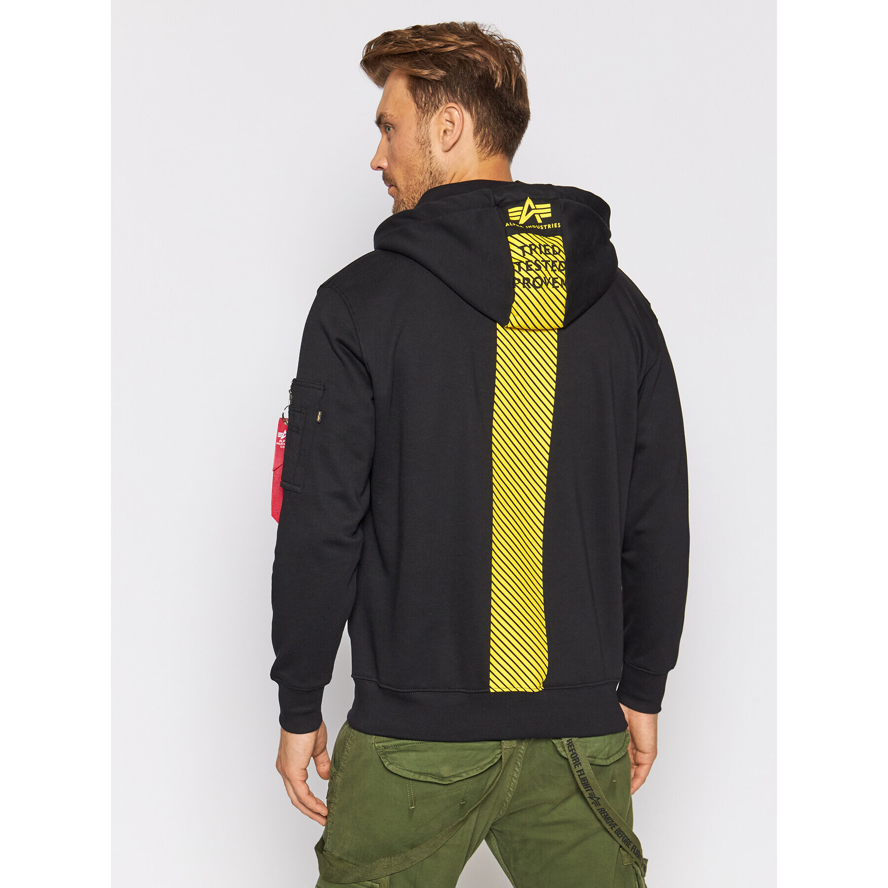 Alpha Industries Mikina Safety 128361 Čierna Regular Fit - Pepit.sk