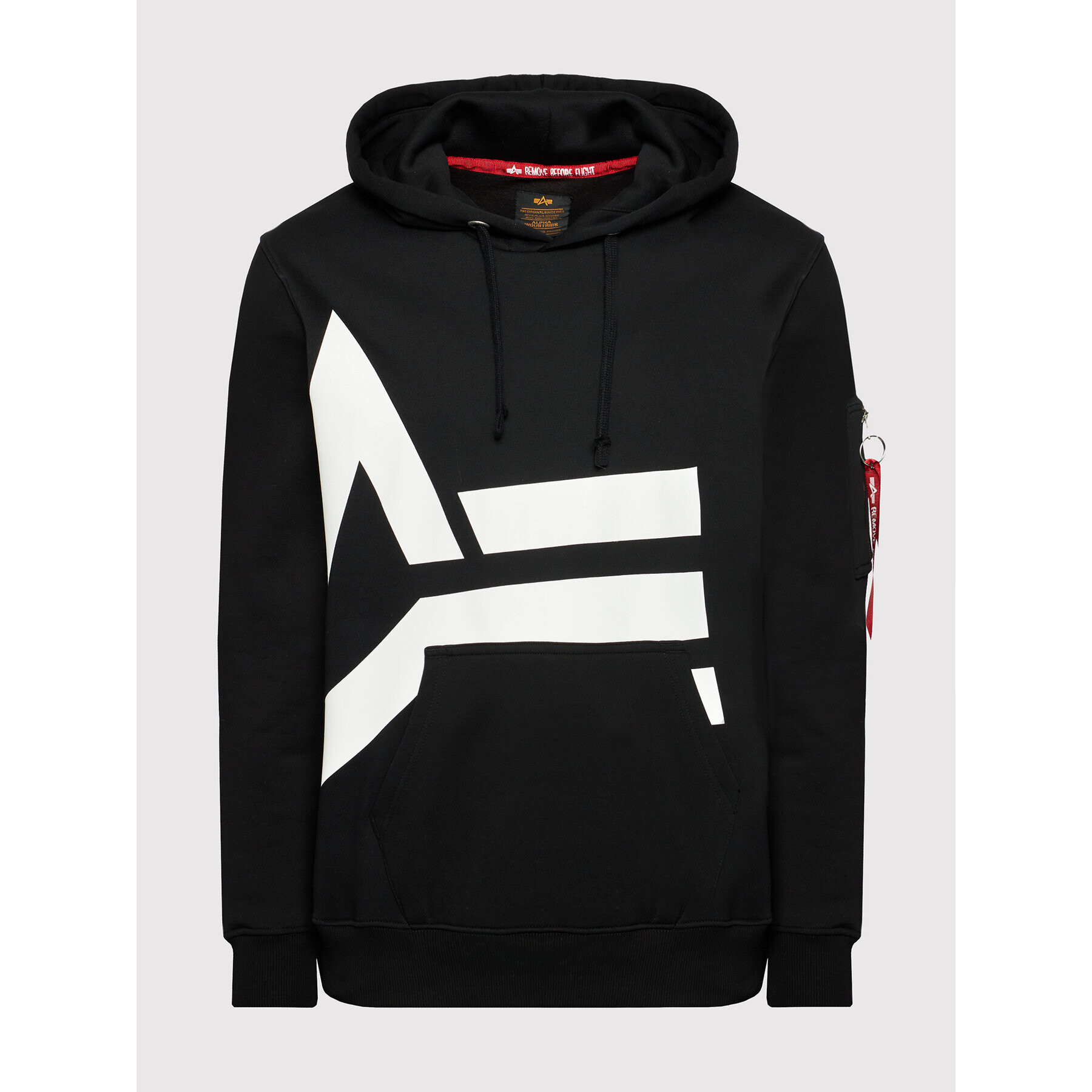 Alpha Industries Mikina Side Logo 118339 Čierna Regular Fit - Pepit.sk