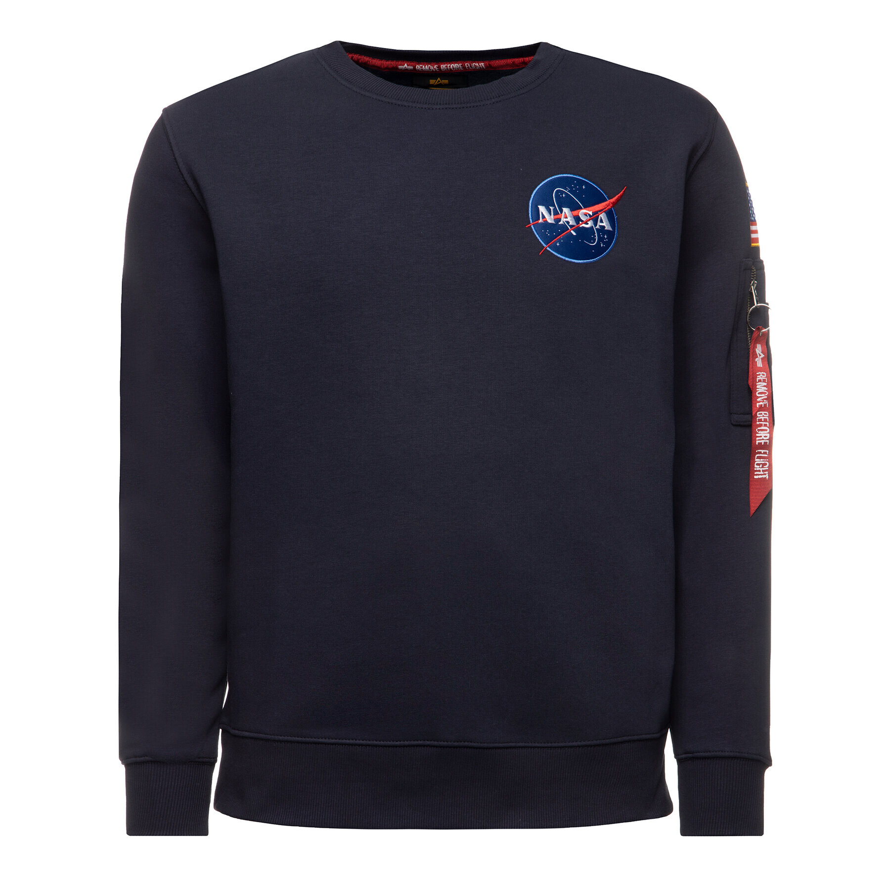 Alpha Industries Mikina Space Shuttle 178307 Tmavomodrá Regular Fit - Pepit.sk