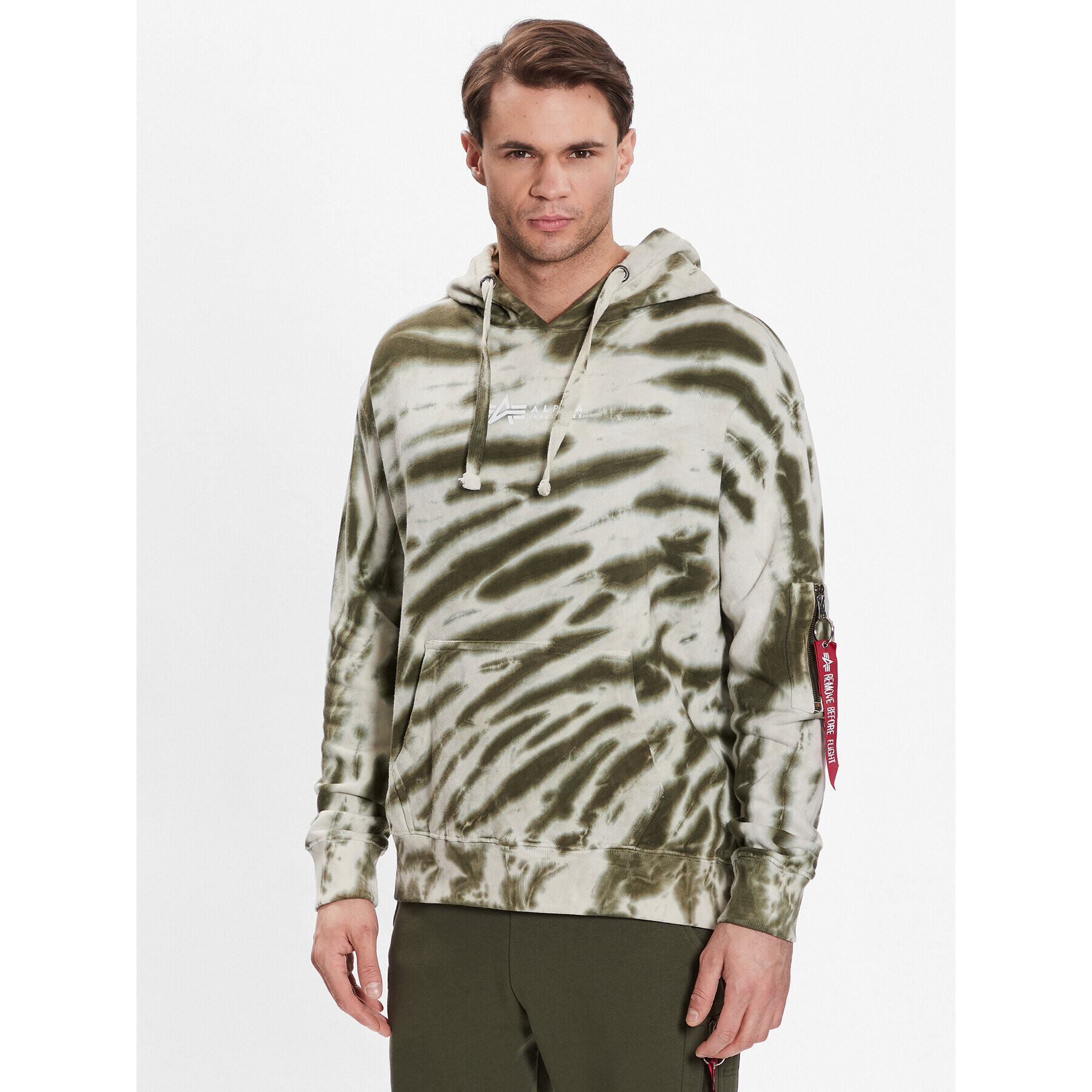 Alpha Industries Mikina Tie Dye 106335 Farebná Regular Fit - Pepit.sk