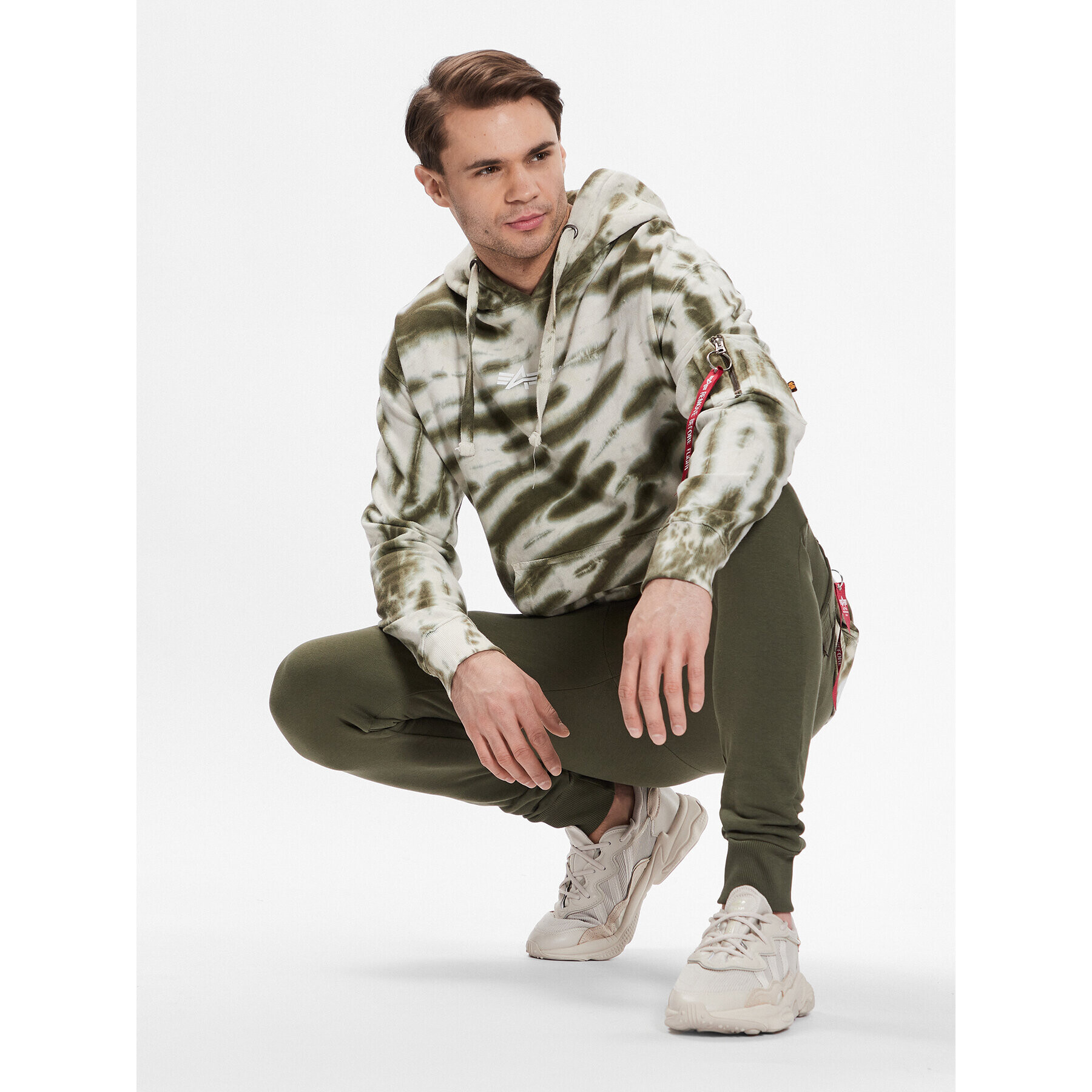 Alpha Industries Mikina Tie Dye 106335 Farebná Regular Fit - Pepit.sk