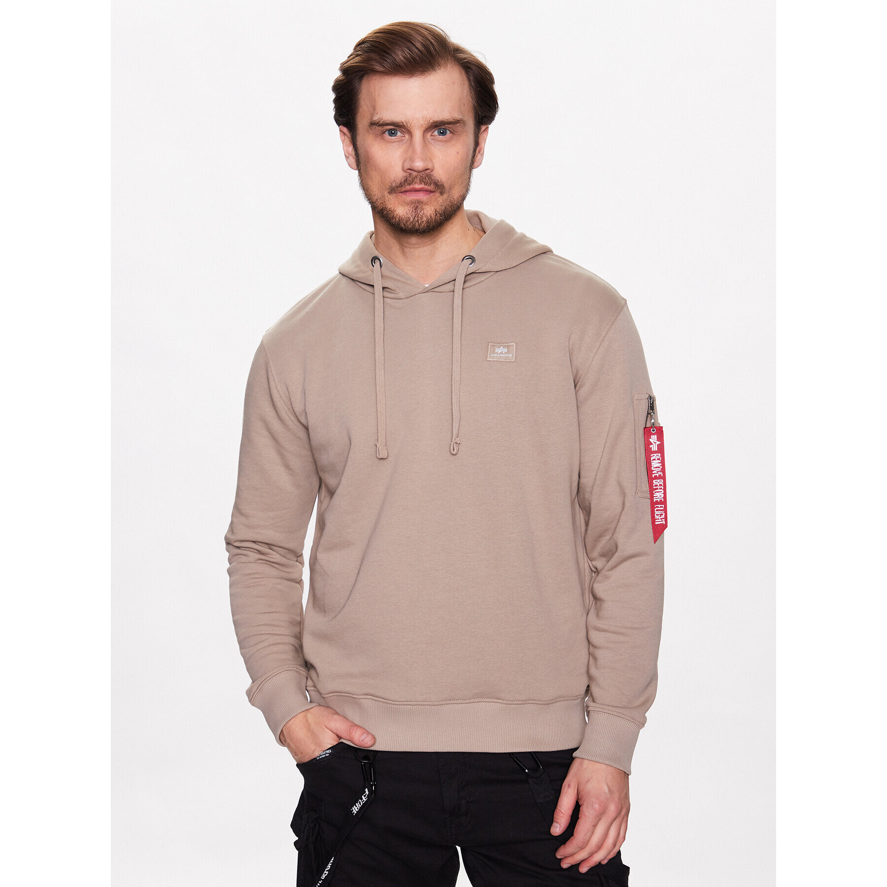 Alpha Industries Mikina X-Fit 158321 Béžová Regular Fit - Pepit.sk