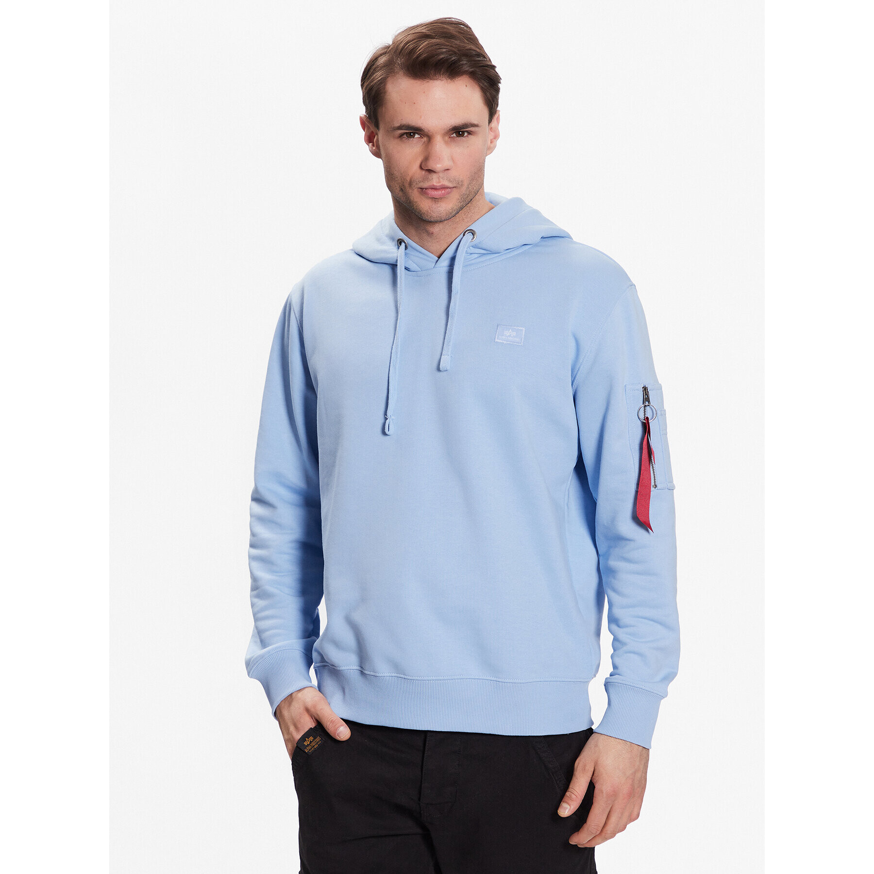 Alpha Industries Mikina X-Fit 158321 Modrá Regular Fit - Pepit.sk