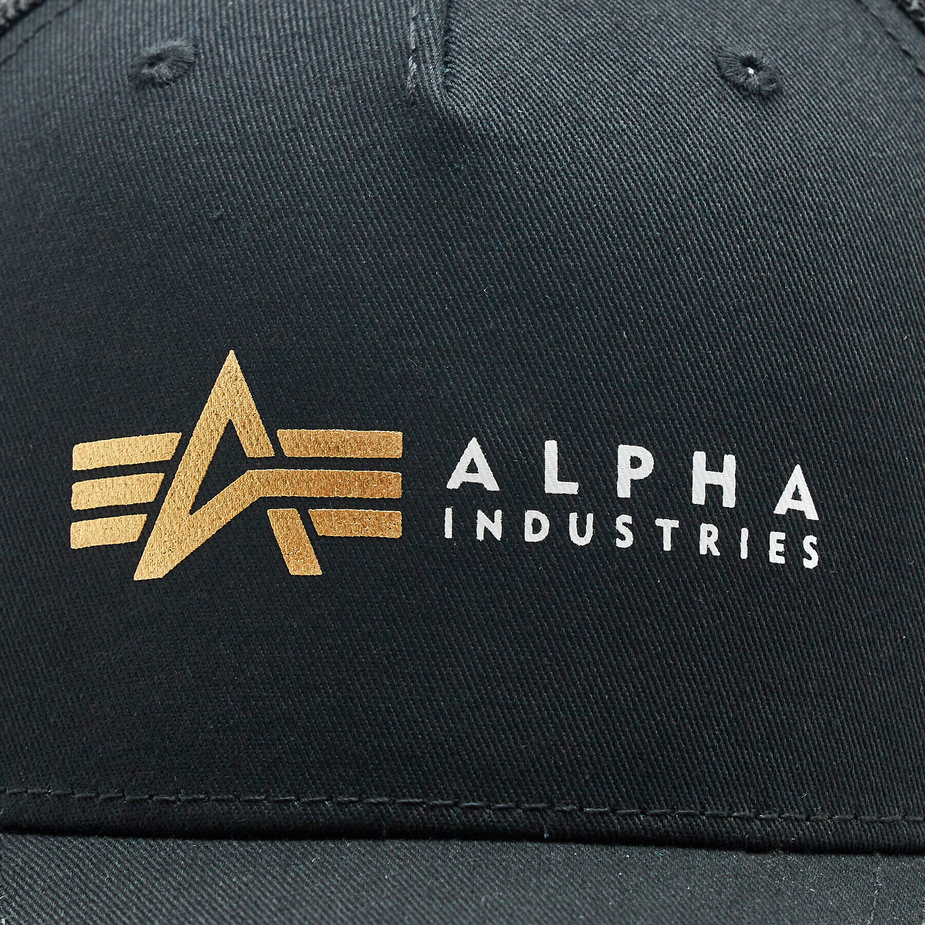 Alpha Industries Šiltovka Label 106901FP Čierna - Pepit.sk