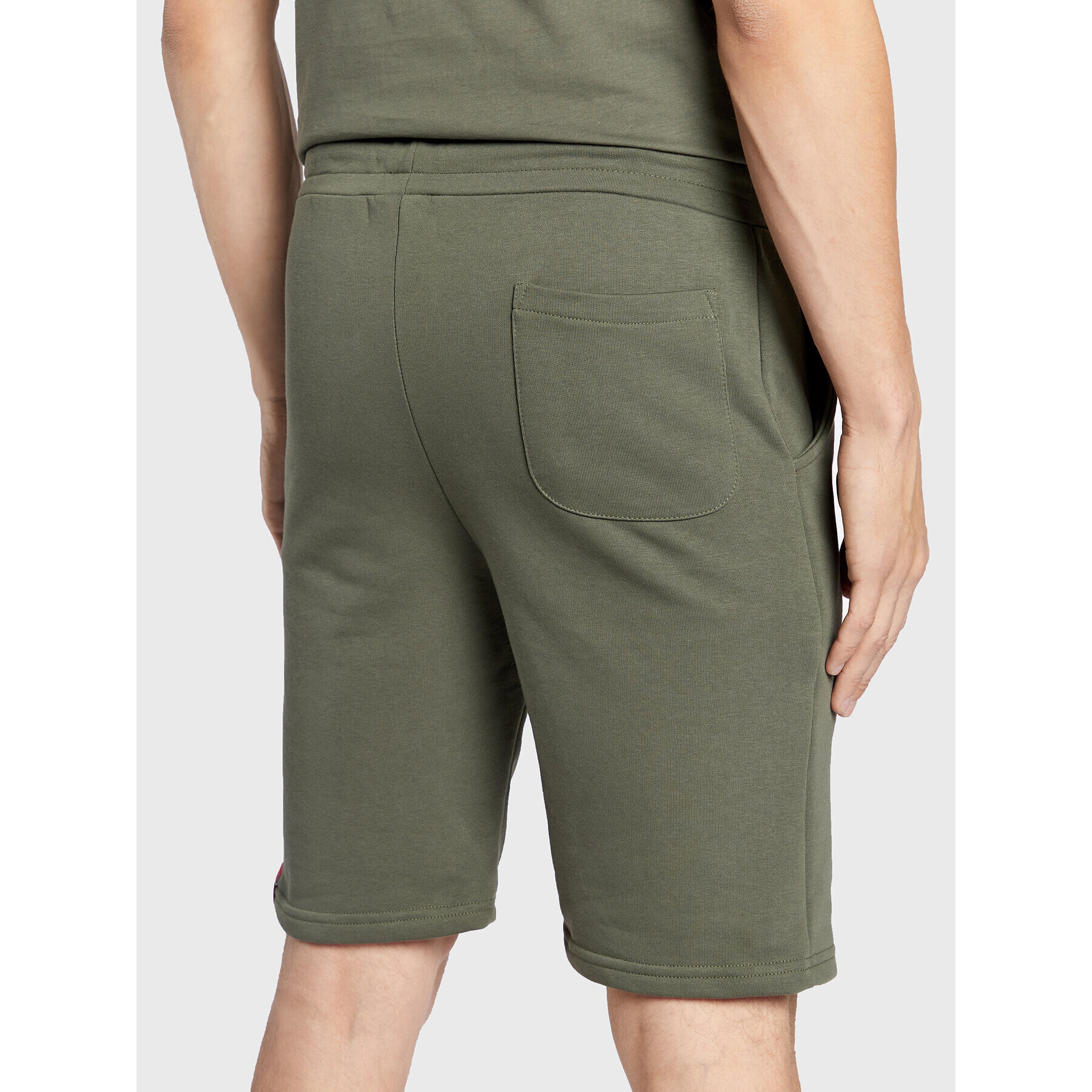 Alpha Industries Športové kraťasy Basic 116363 Zelená Regular Fit - Pepit.sk