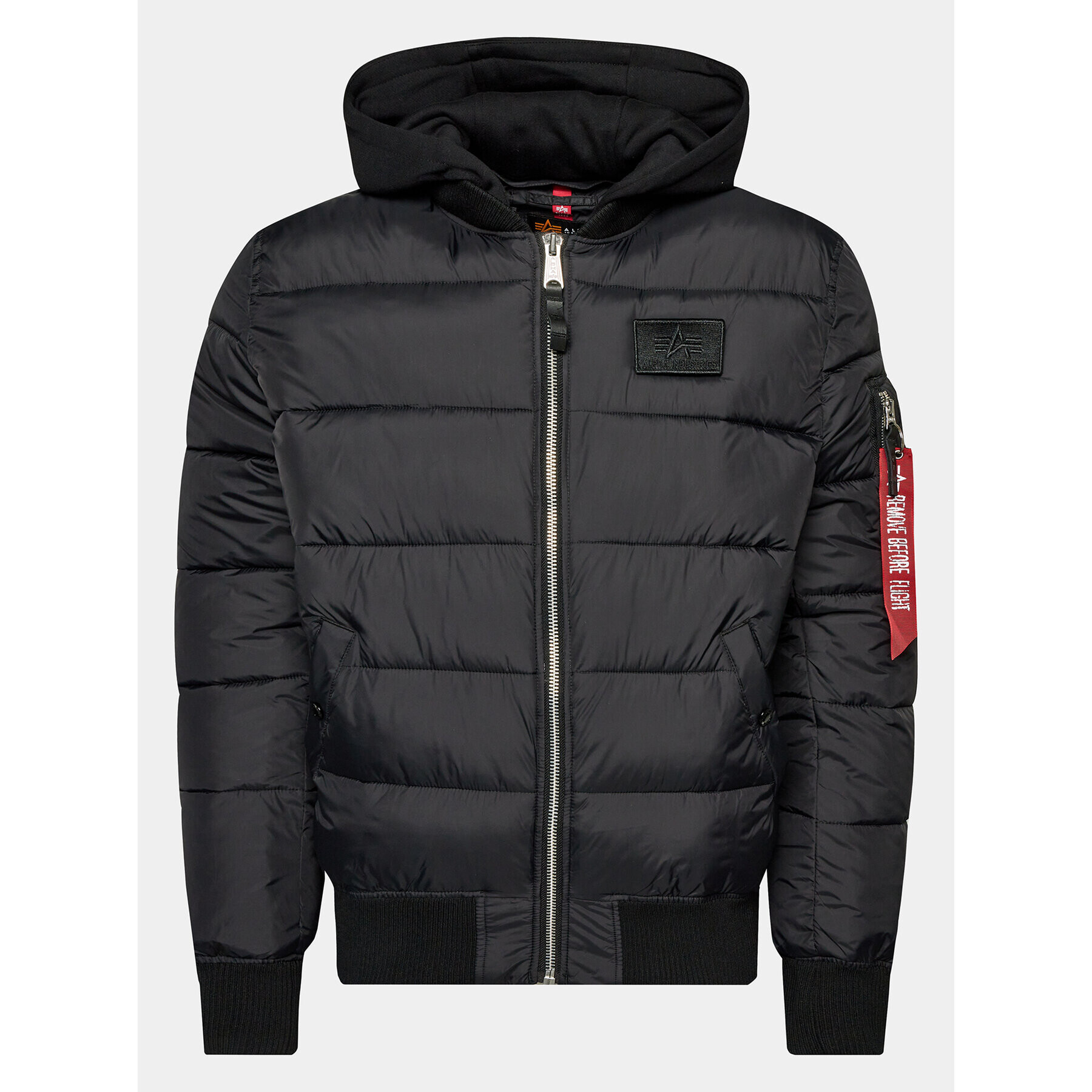 Alpha Industries Vatovaná bunda Ma-1 ZH Back Print 118107 Čierna Regular Fit - Pepit.sk