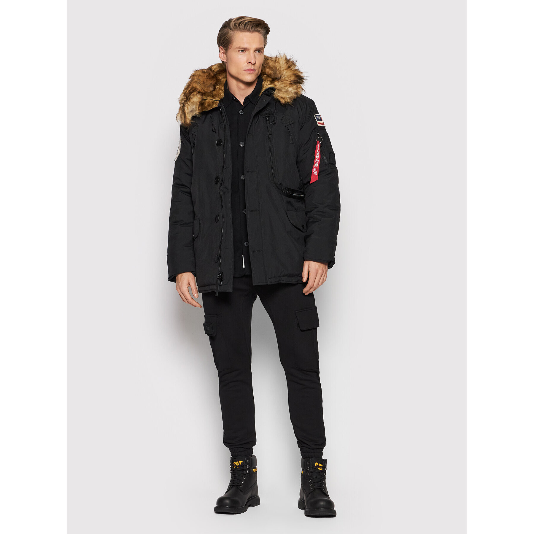 Alpha Industries Zimné bundy 123144 Čierna Regular Fit - Pepit.sk